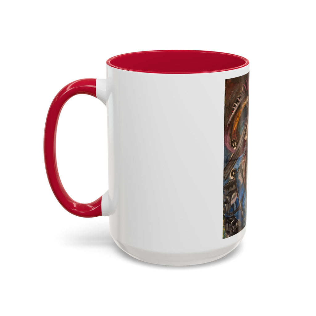 Colorful Artistic Mug - Unique Design for Creative Souls