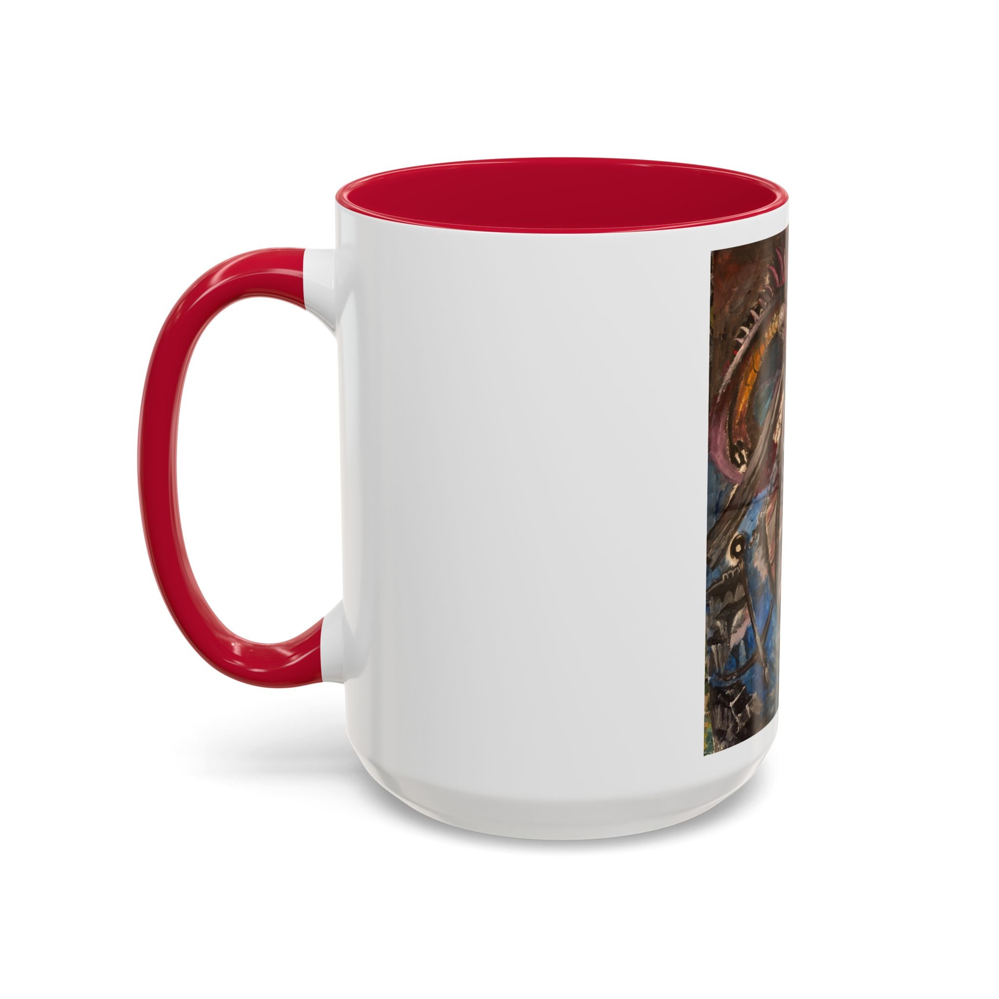 Colorful Artistic Mug - Unique Design for Creative Souls