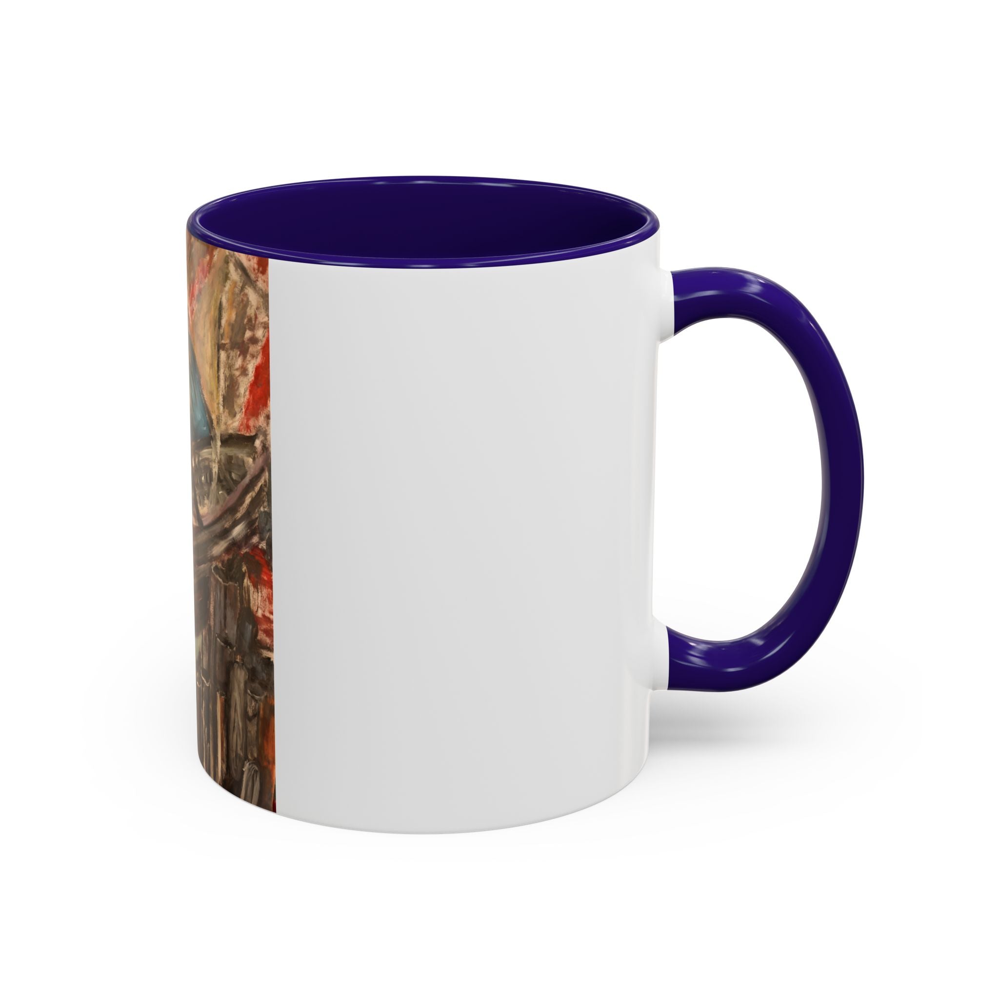 Colorful Artistic Mug - Unique Design for Creative Souls