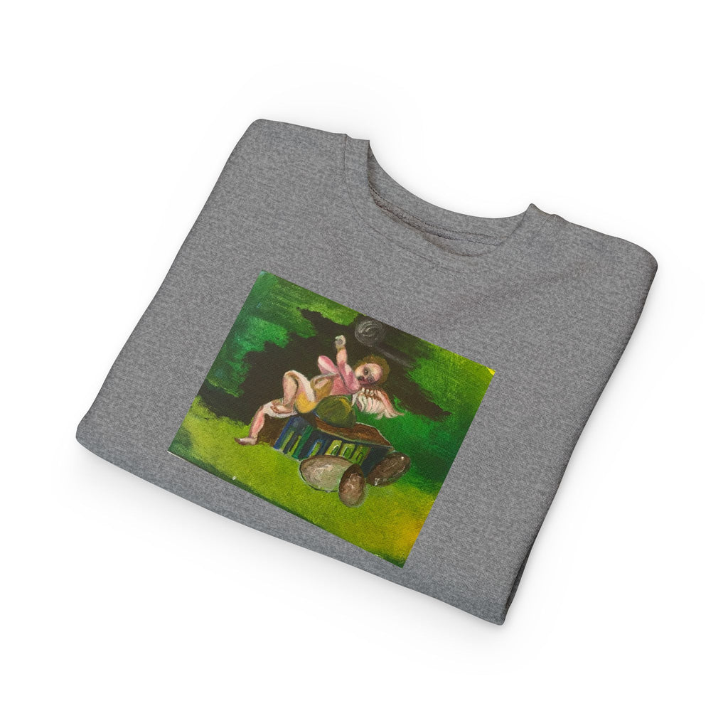 Toddler Artistic Sweatshirt - Playful & Cozy Design for Kids