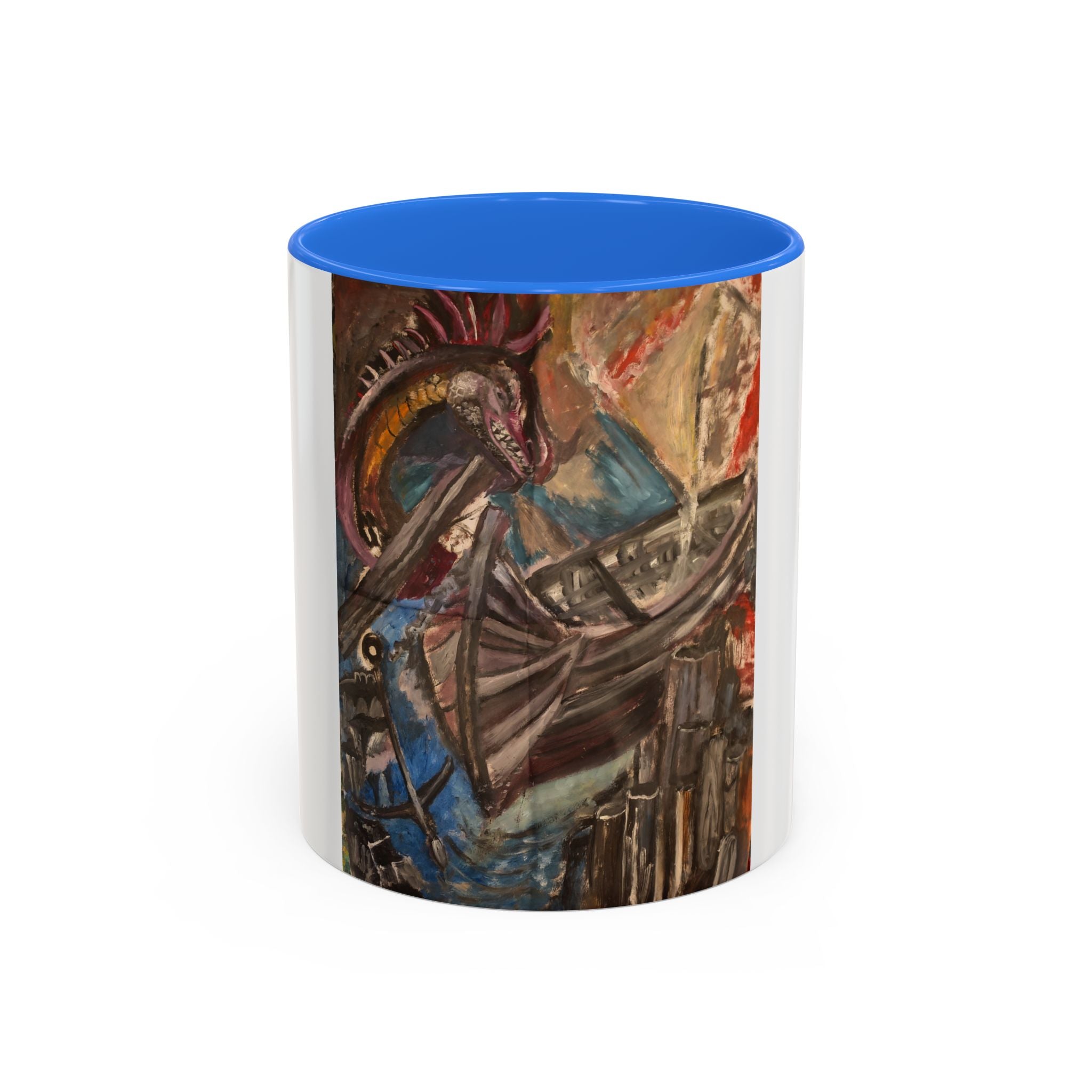 Colorful Artistic Mug - Unique Design for Creative Souls