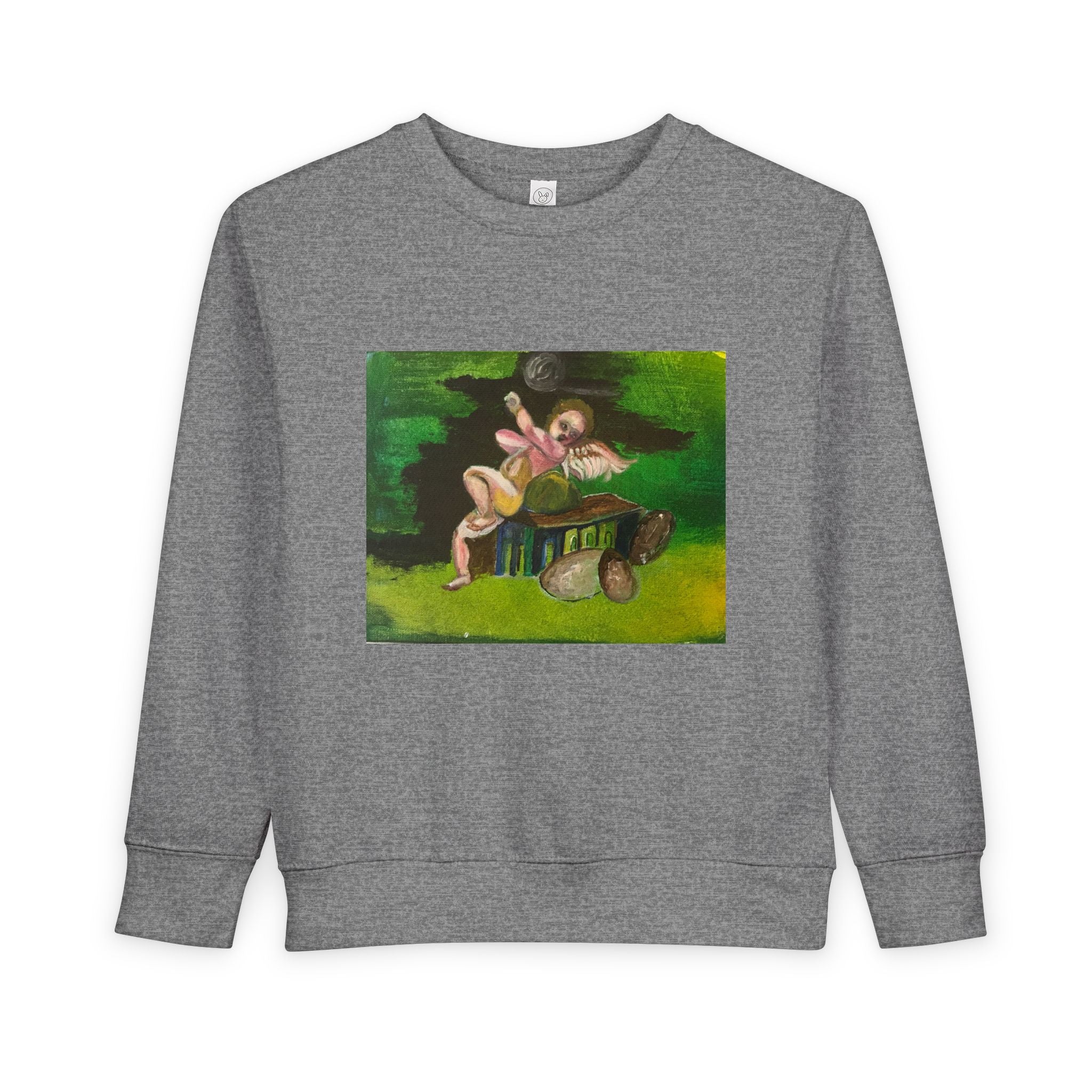 Toddler Artistic Sweatshirt - Playful & Cozy Design for Kids