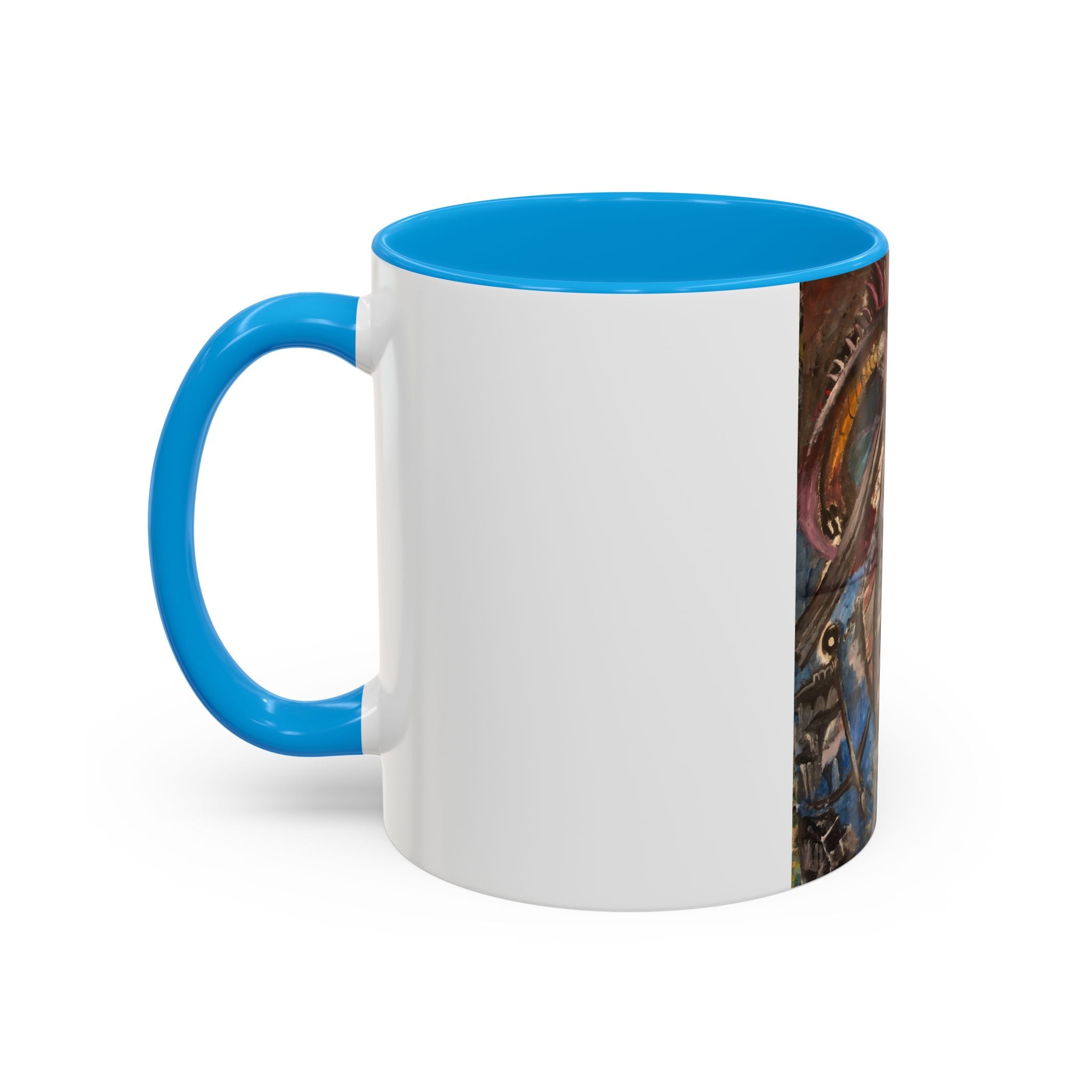 Colorful Artistic Mug - Unique Design for Creative Souls