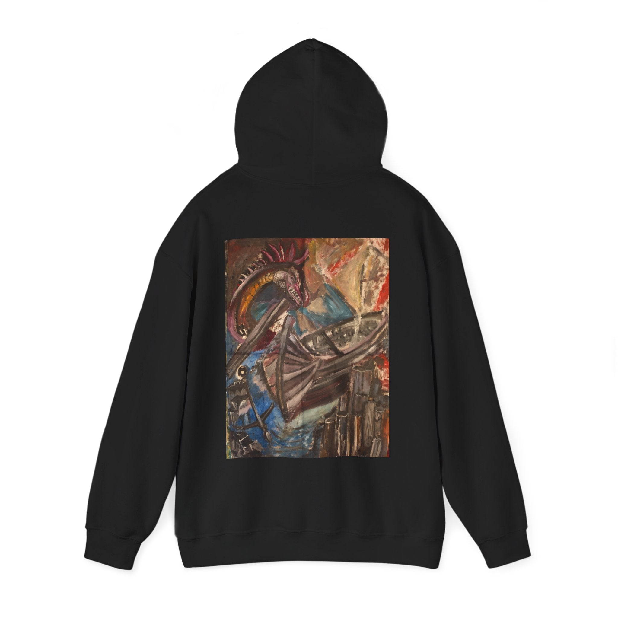 Artistic Unisex Heavy Blend Hoodie for Creative Souls