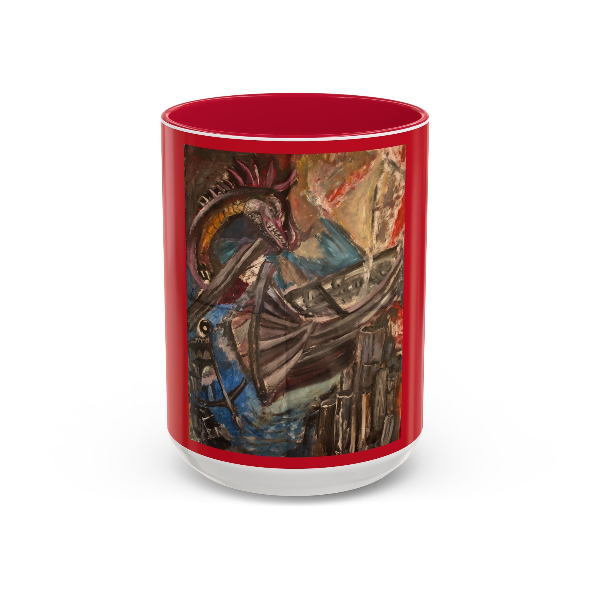 Fury of the Deep - Dragon Art Mug | Original Design (11oz)