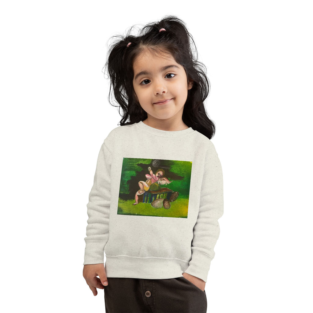 Toddler Artistic Sweatshirt - Playful & Cozy Design for Kids