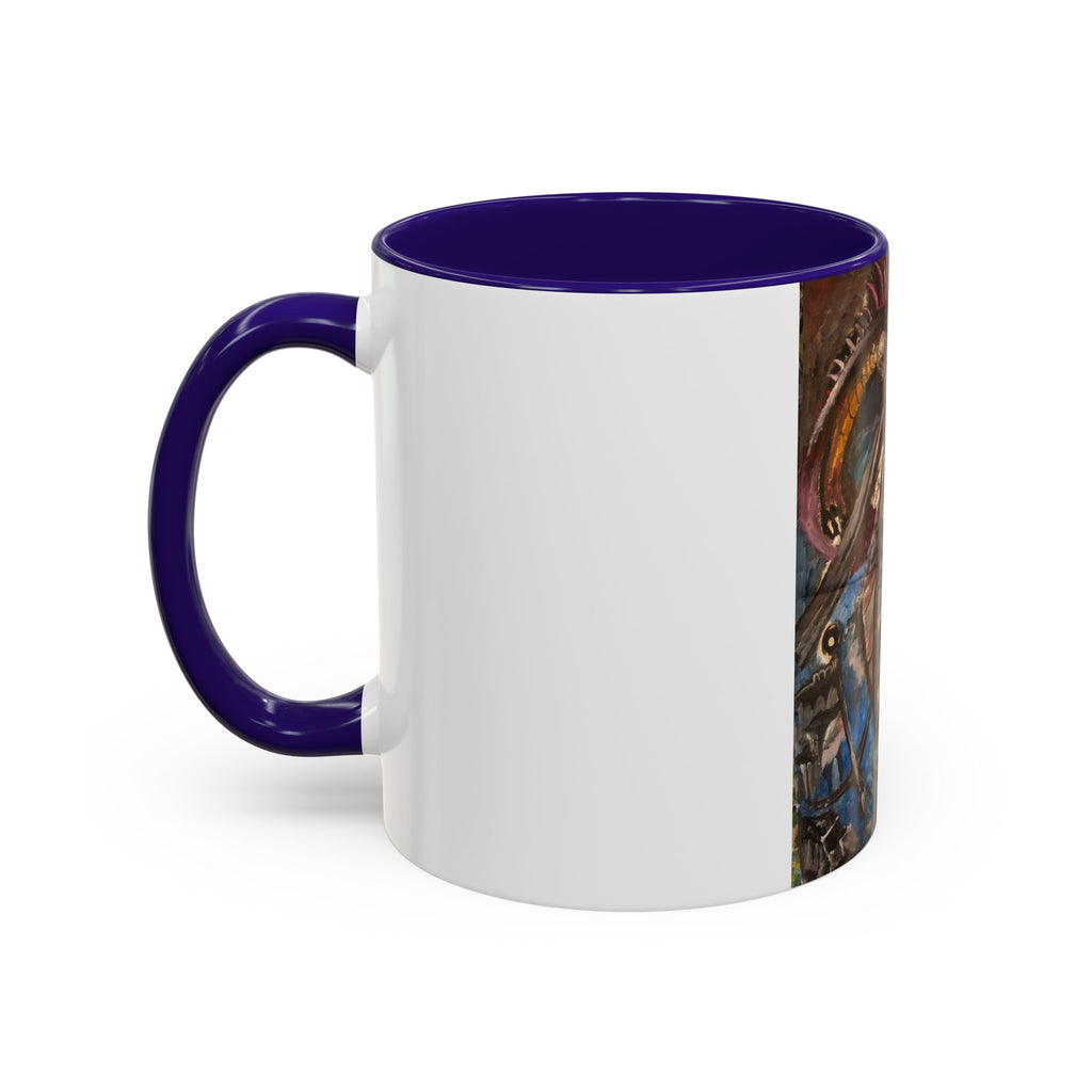 Colorful Artistic Mug - Unique Design for Creative Souls