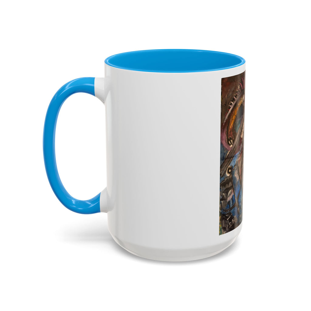 Colorful Artistic Mug - Unique Design for Creative Souls