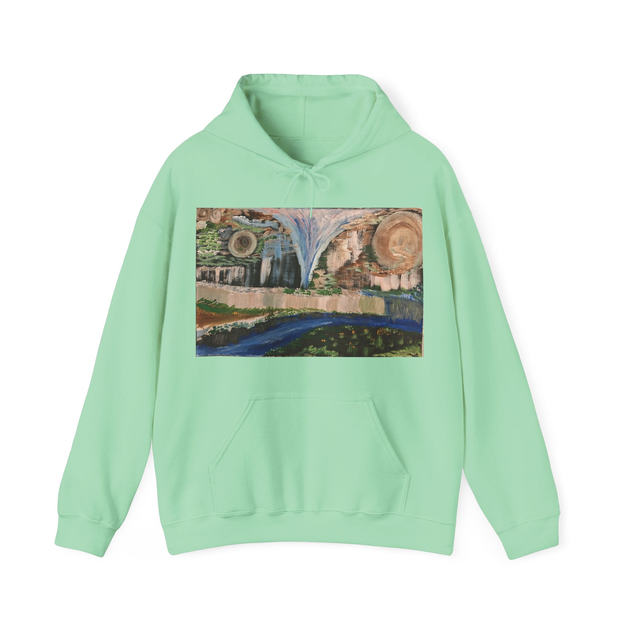 Serene Nature Landscape Hoodie