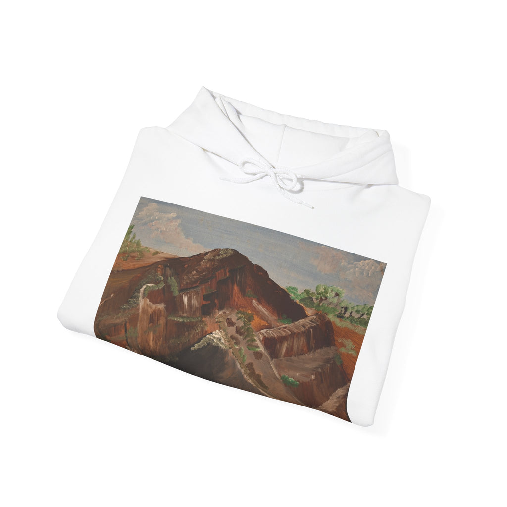 Mountain Landscape Artistic Hoodie - Cozy Unisex Sweatshirt