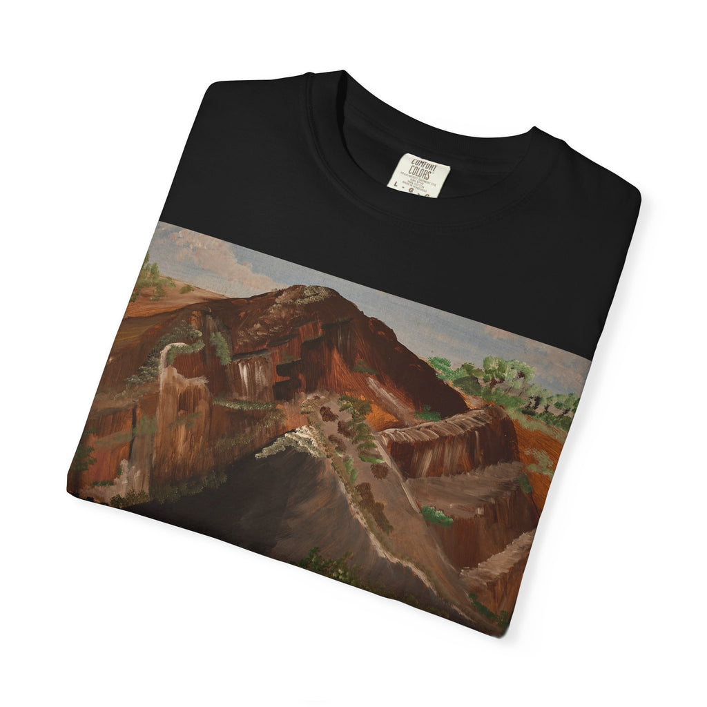 Mountain Landscape Art Notebook | Original Painting T-Shirt