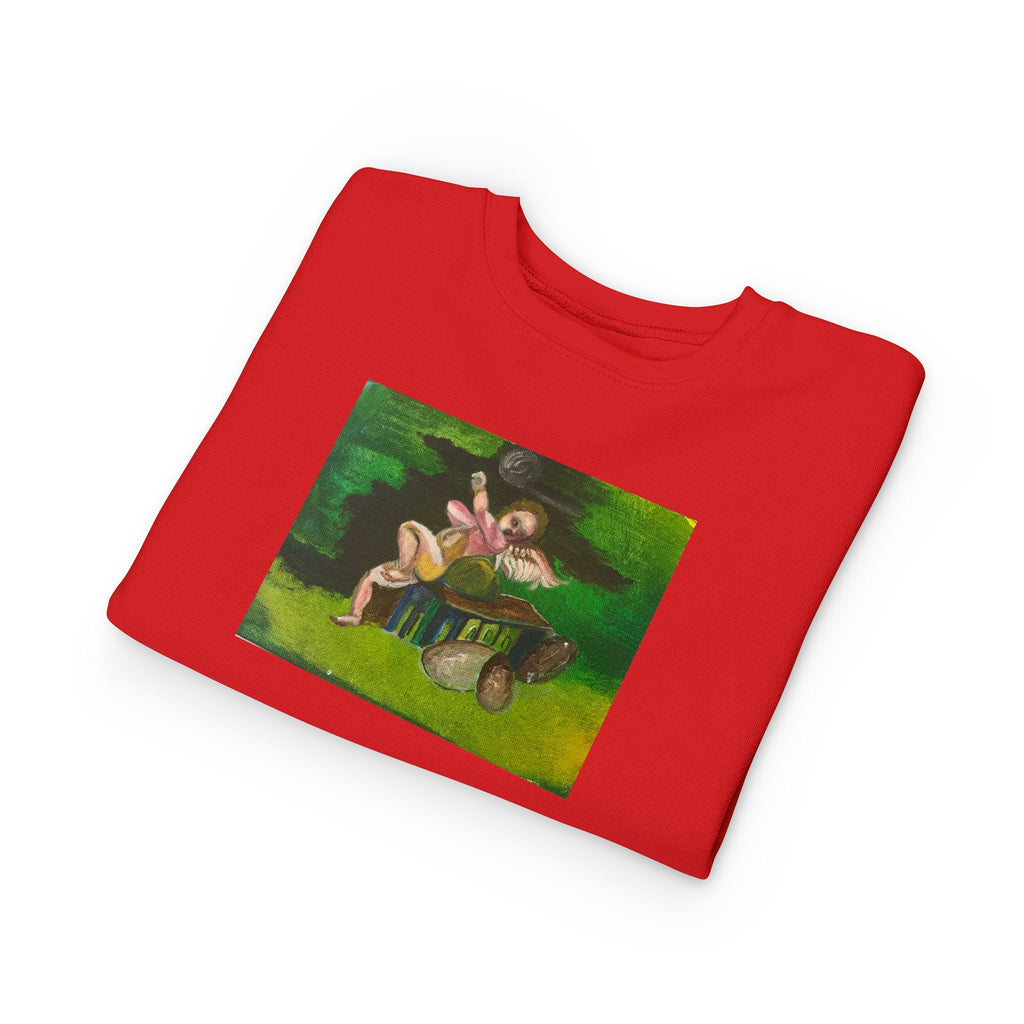Toddler Artistic Sweatshirt - Playful & Cozy Design for Kids