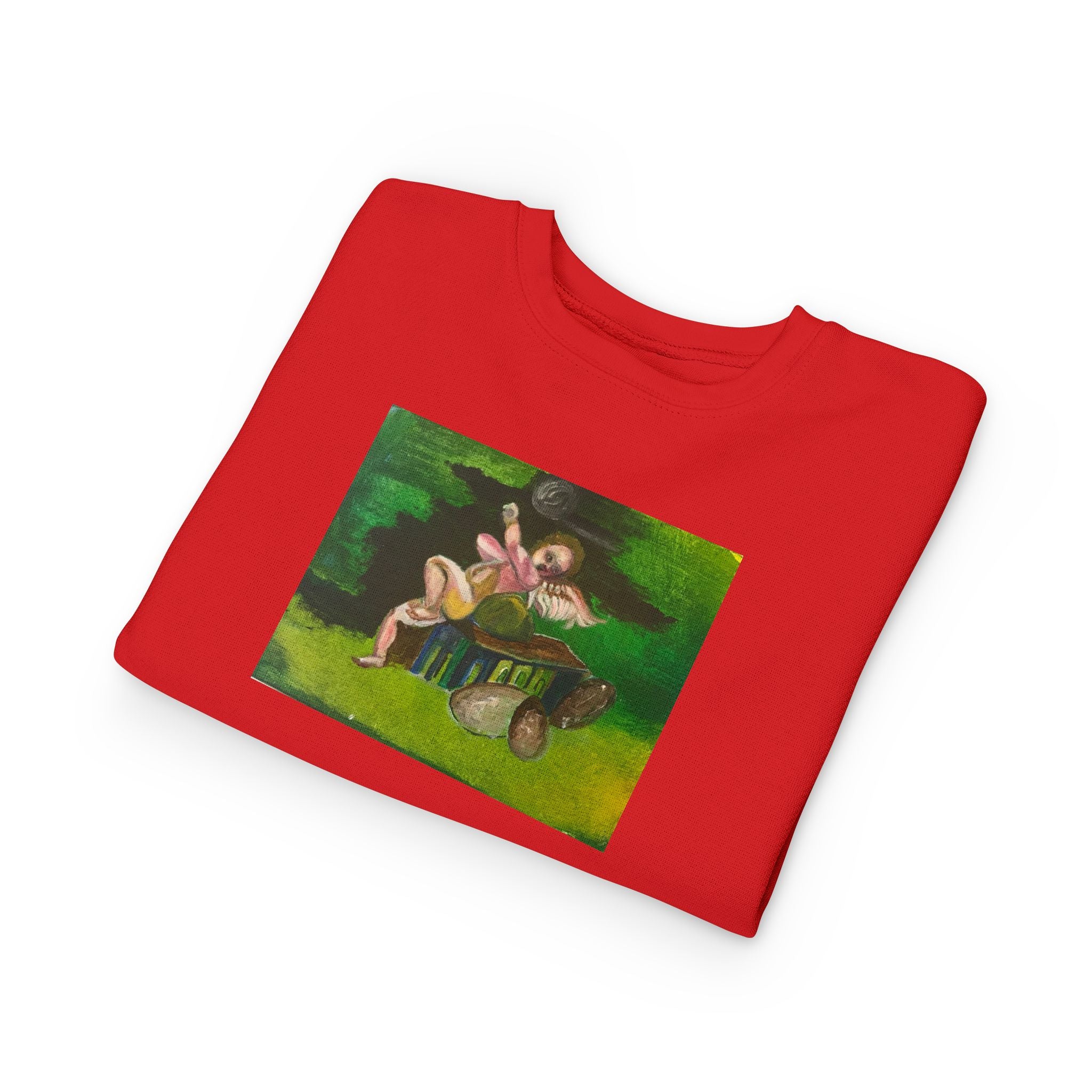 Toddler Artistic Sweatshirt - Playful & Cozy Design for Kids