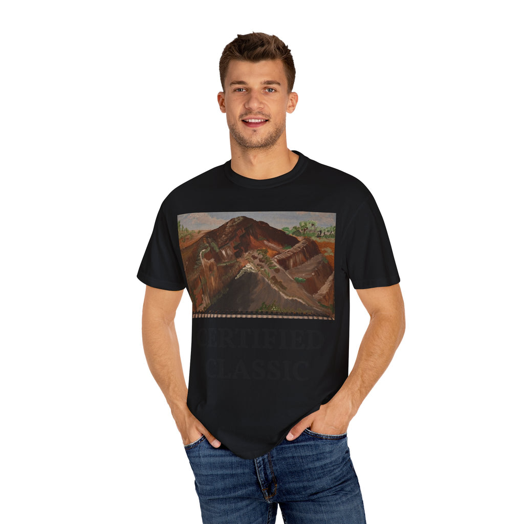 Mountain Landscape Art Notebook | Original Painting T-Shirt