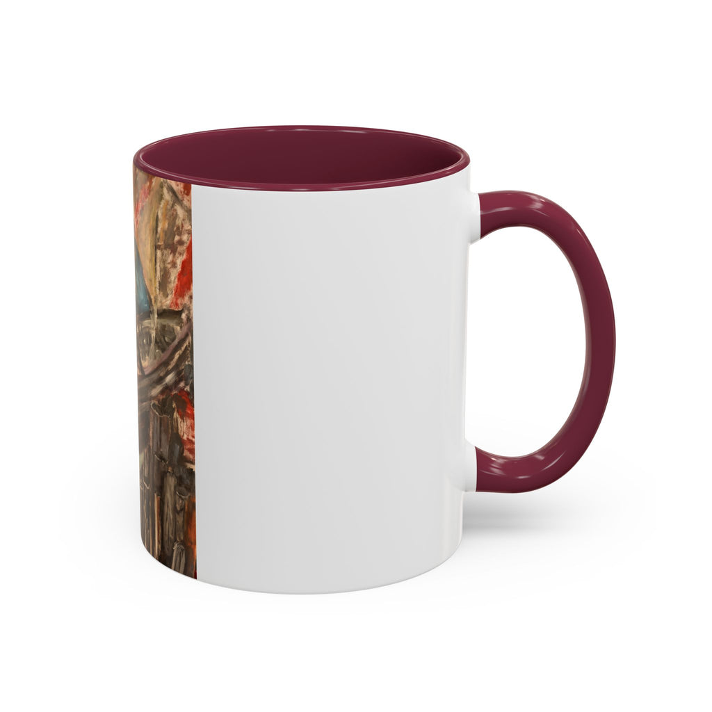 Colorful Artistic Mug - Unique Design for Creative Souls