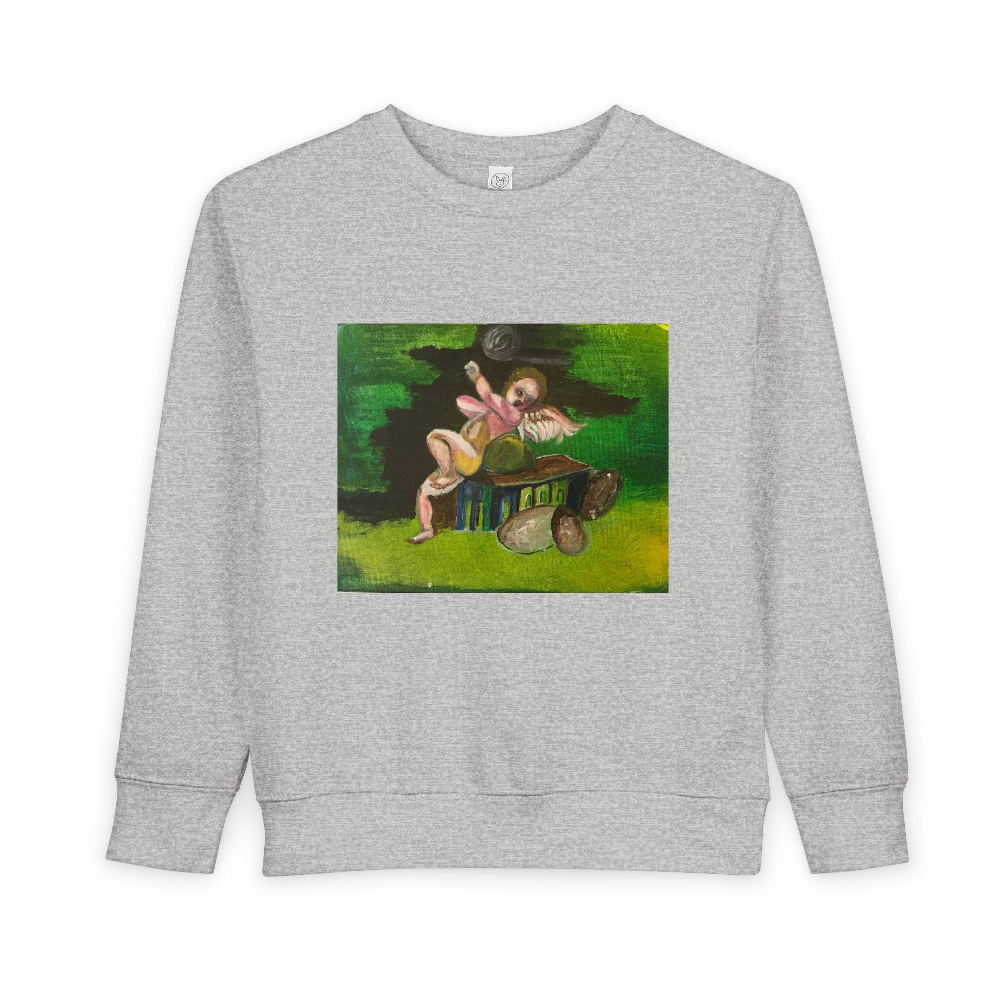 Toddler Artistic Sweatshirt - Playful & Cozy Design for Kids