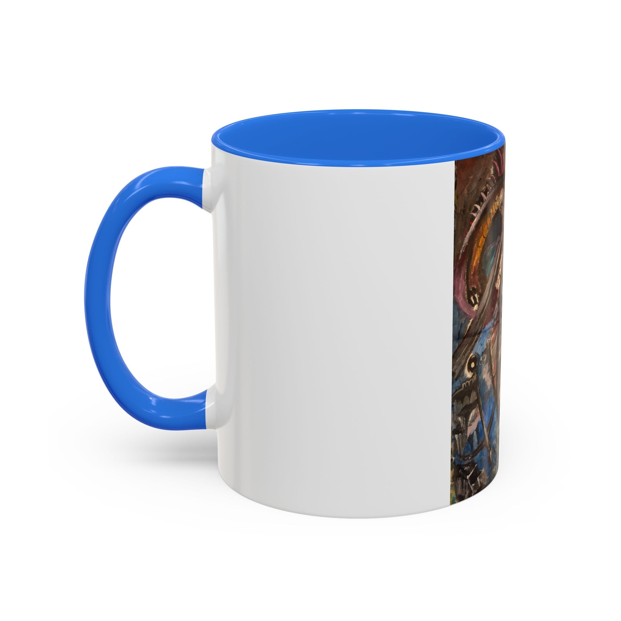 Colorful Artistic Mug - Unique Design for Creative Souls
