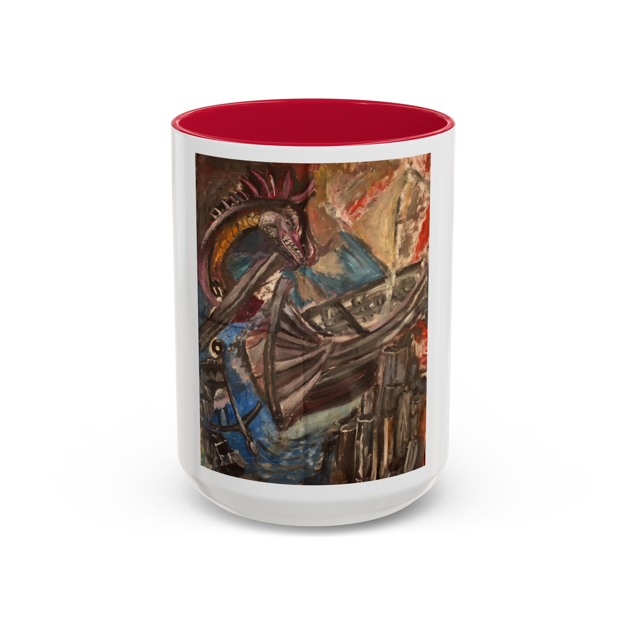 Colorful Artistic Mug - Unique Design for Creative Souls