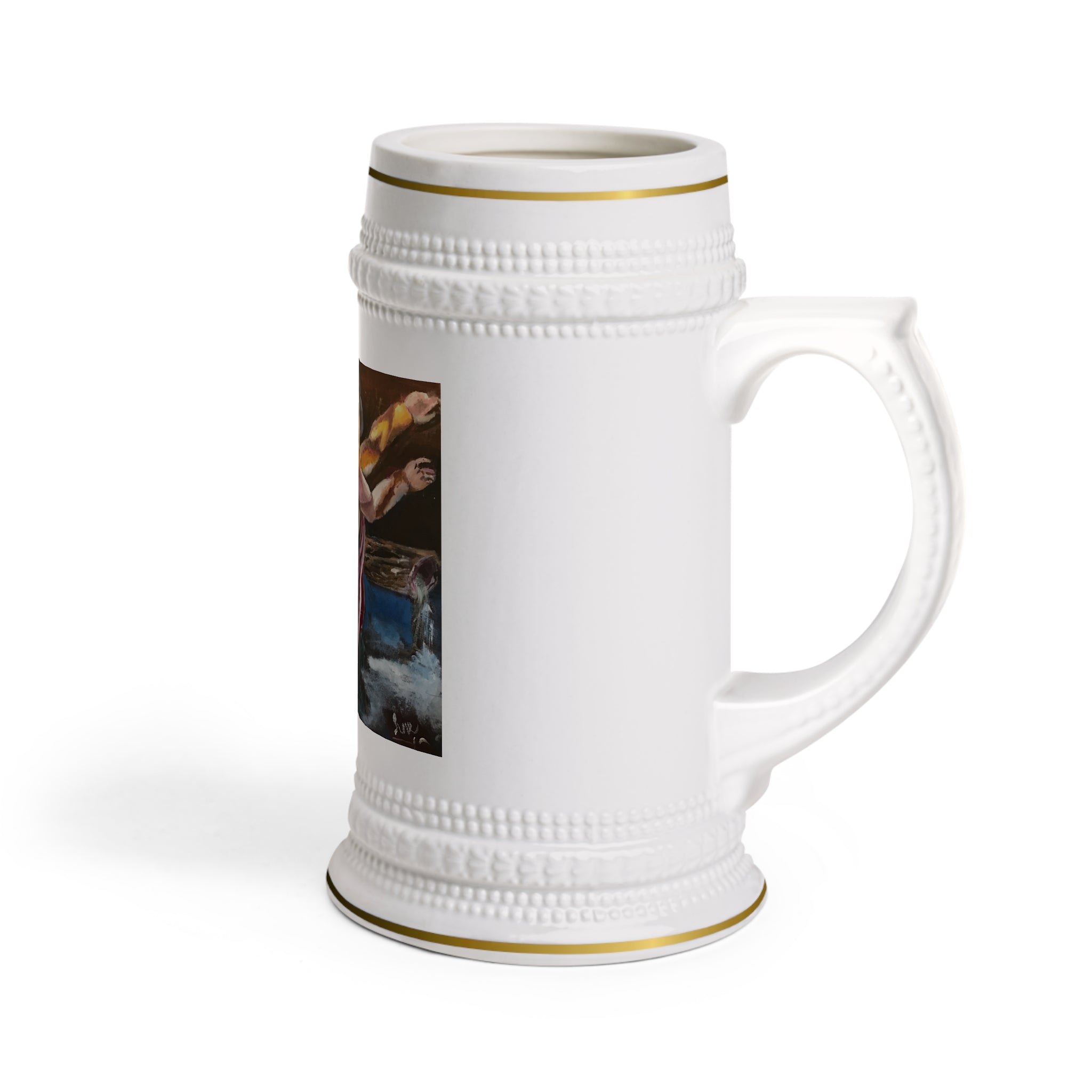 The Frolicking Angel | Original Art Beer Stein (22oz)