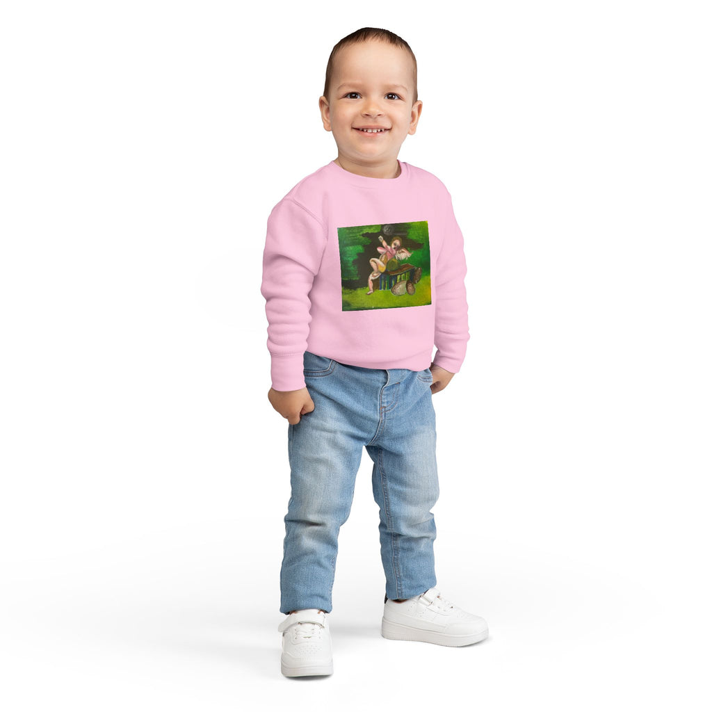 Toddler Artistic Sweatshirt - Playful & Cozy Design for Kids