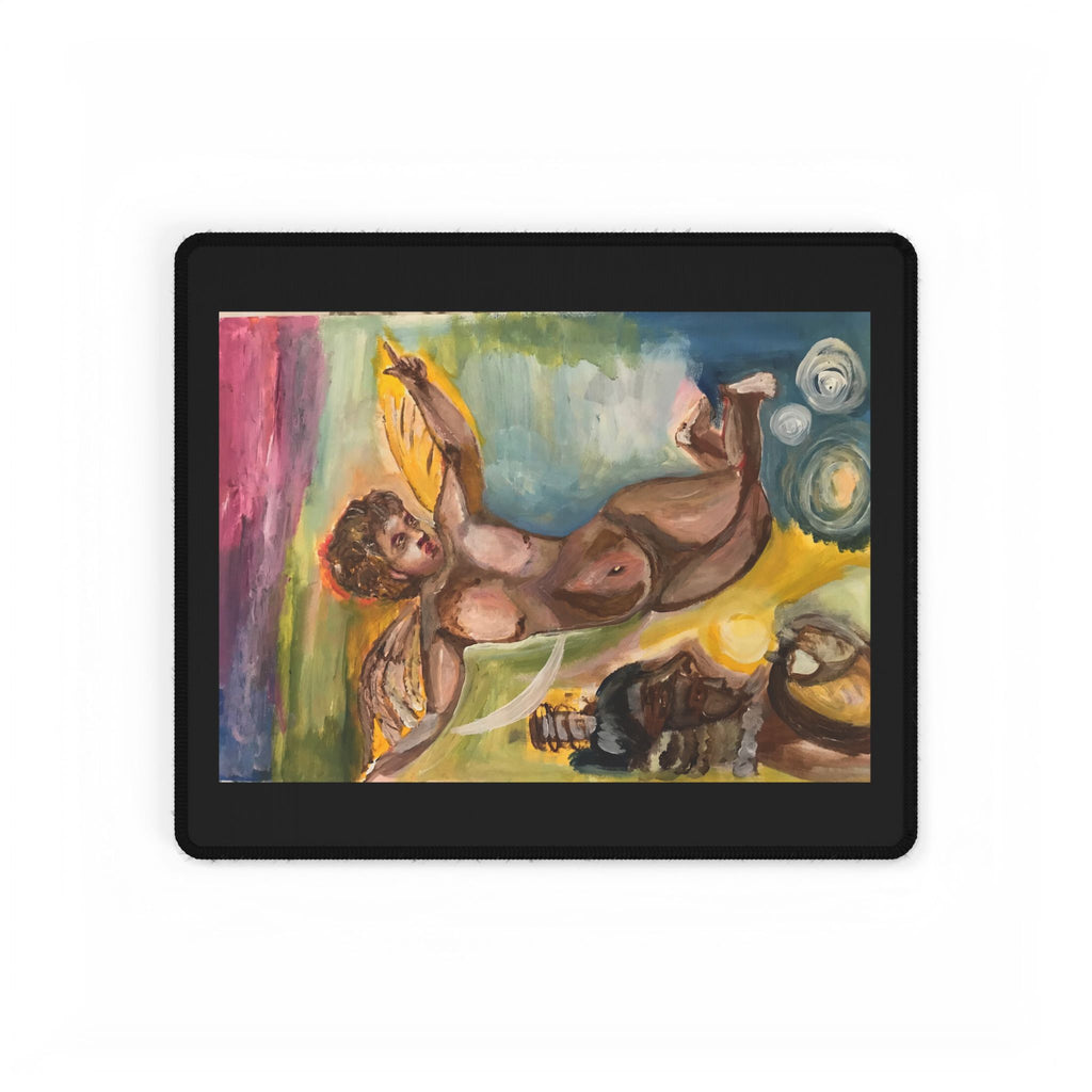 Artistic Desk Mat with Vibrant Abstract Design