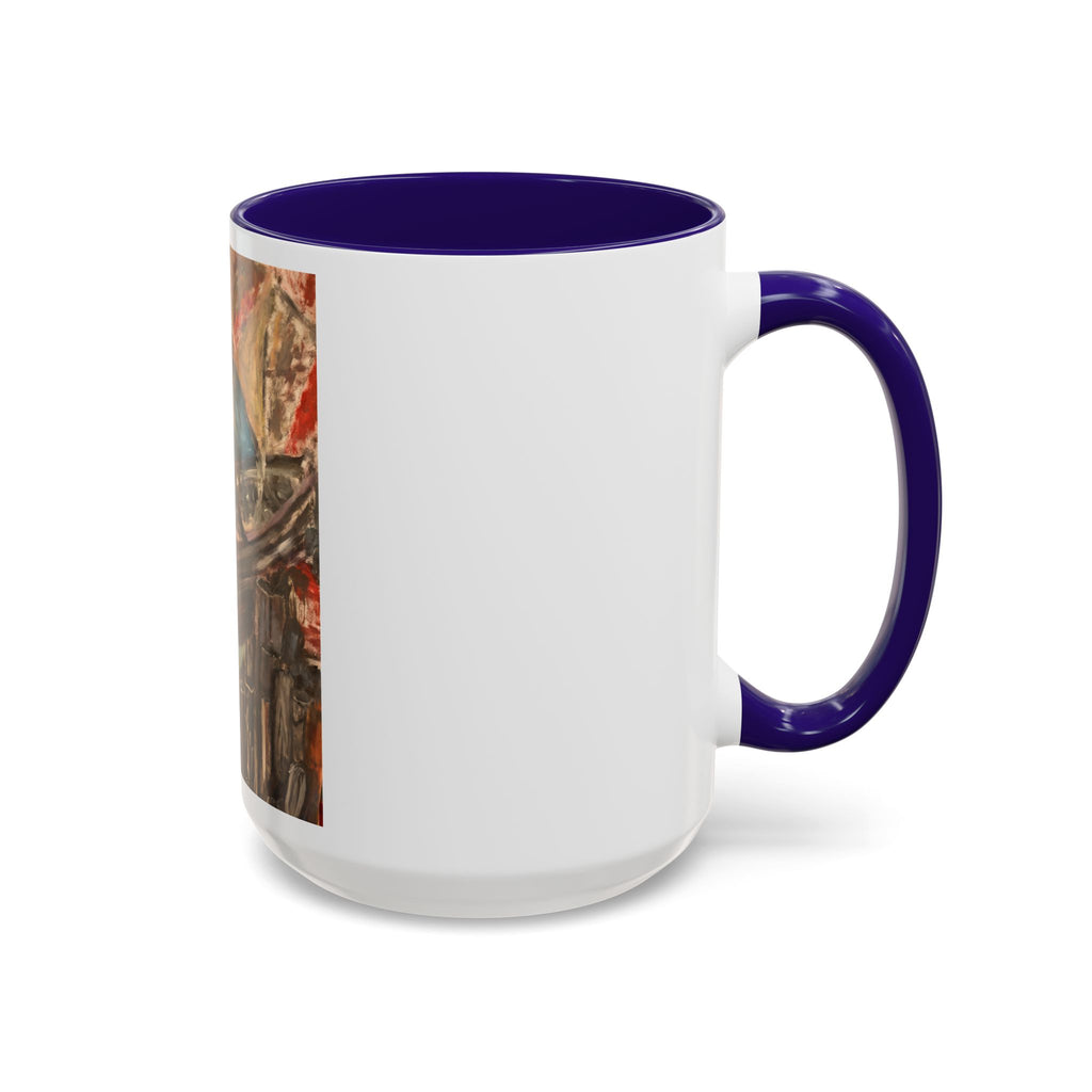 Colorful Artistic Mug - Unique Design for Creative Souls