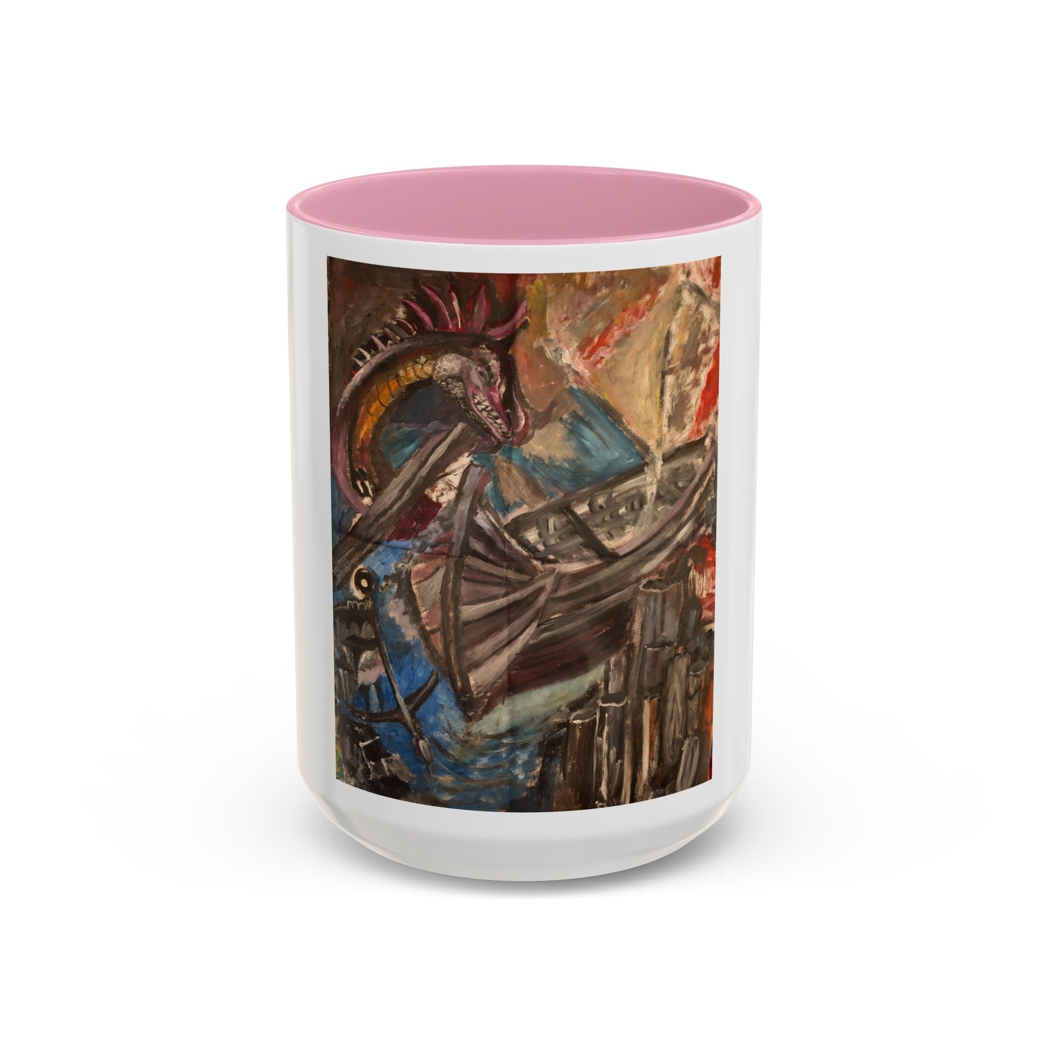 Colorful Artistic Mug - Unique Design for Creative Souls