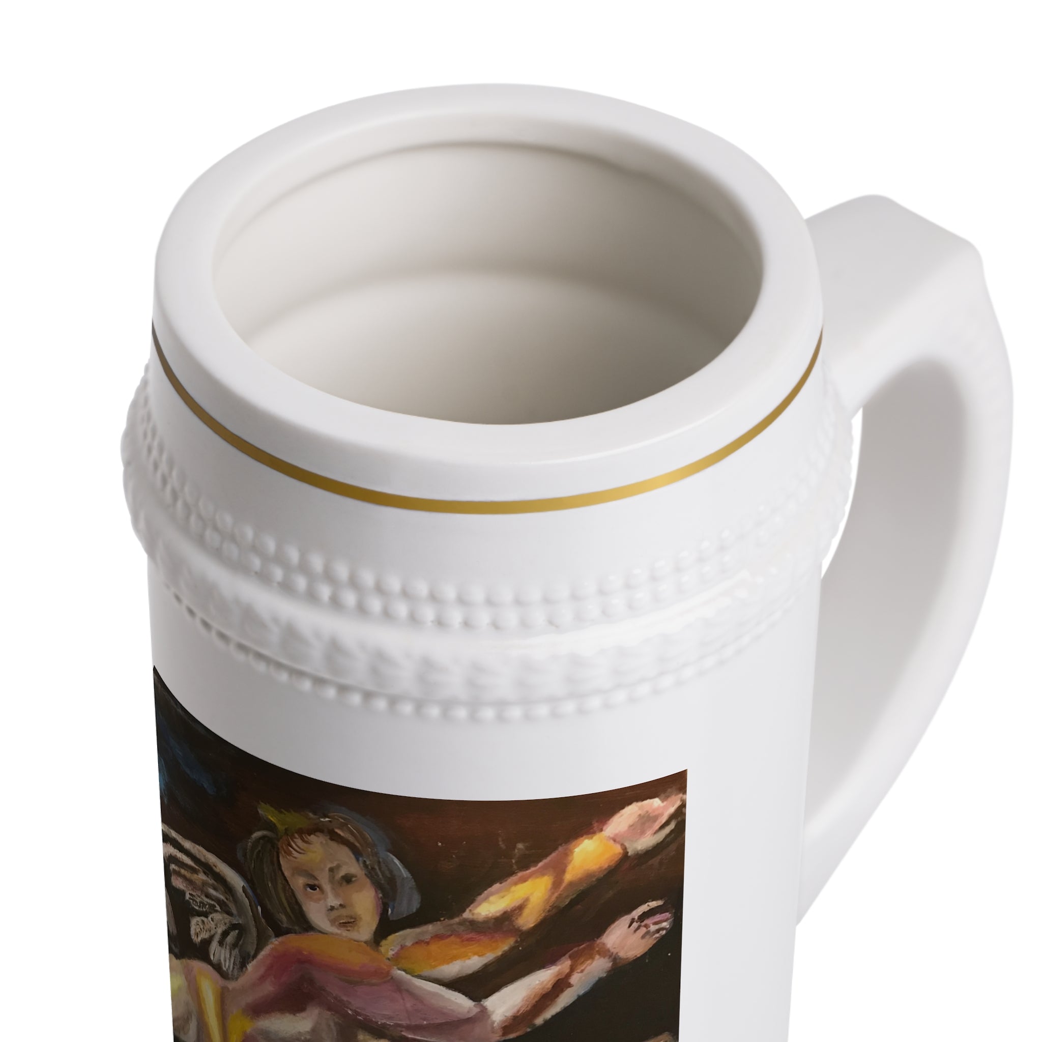 The Frolicking Angel | Original Art Beer Stein (22oz)