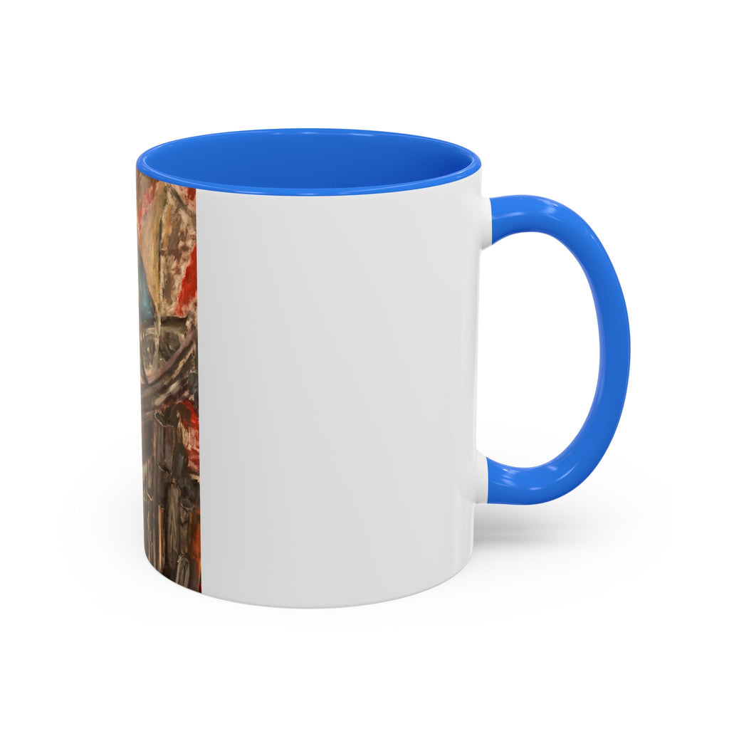 Colorful Artistic Mug - Unique Design for Creative Souls