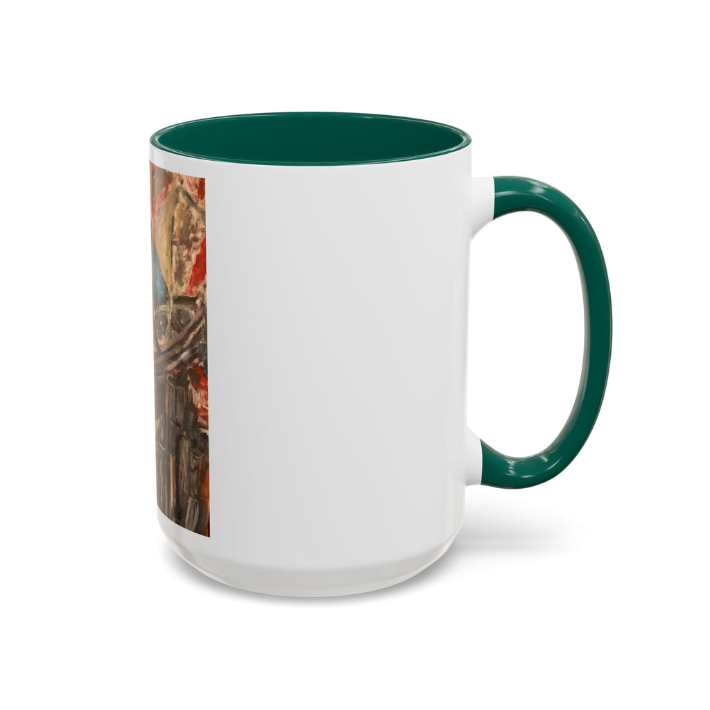 Colorful Artistic Mug - Unique Design for Creative Souls