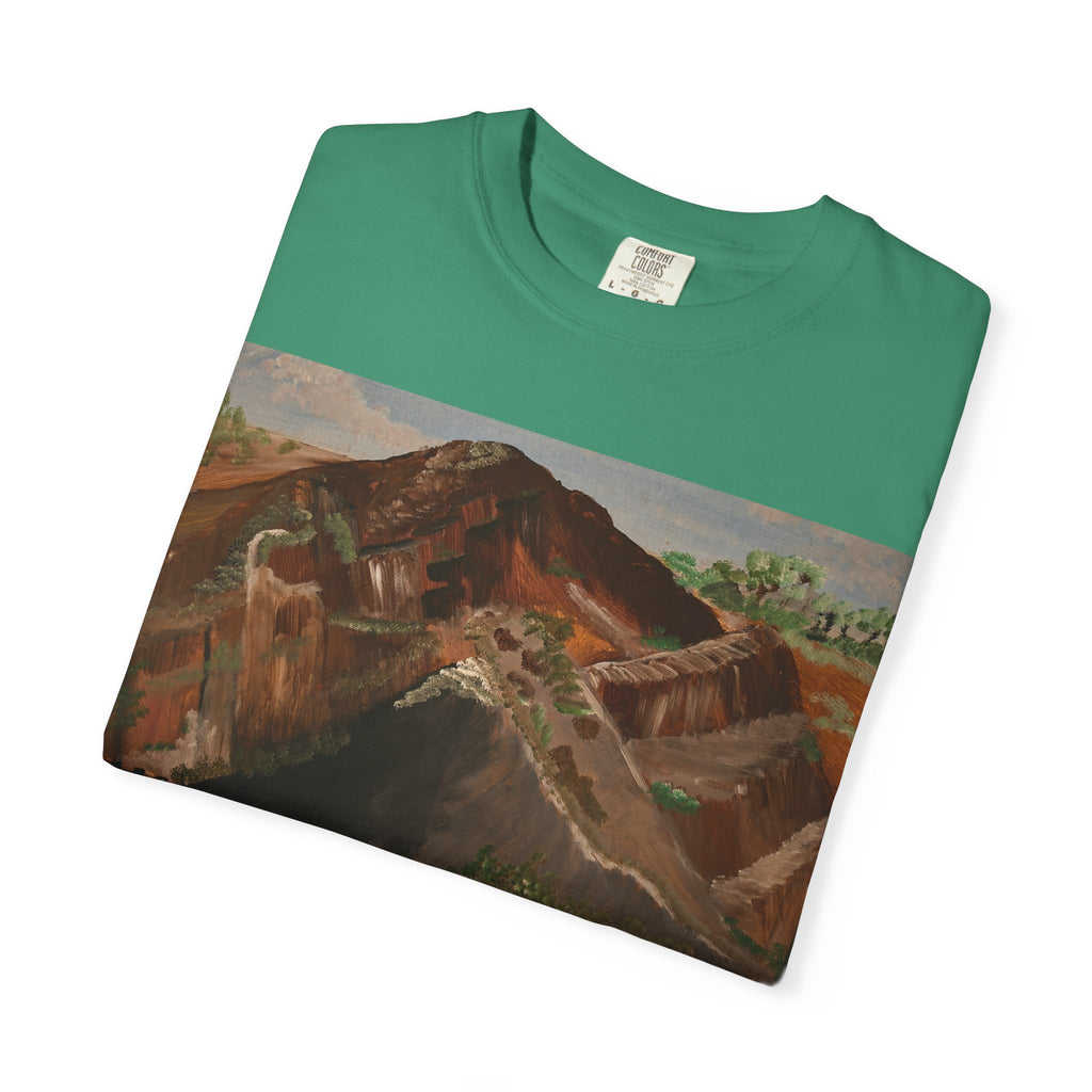Mountain Landscape Art Notebook | Original Painting T-Shirt