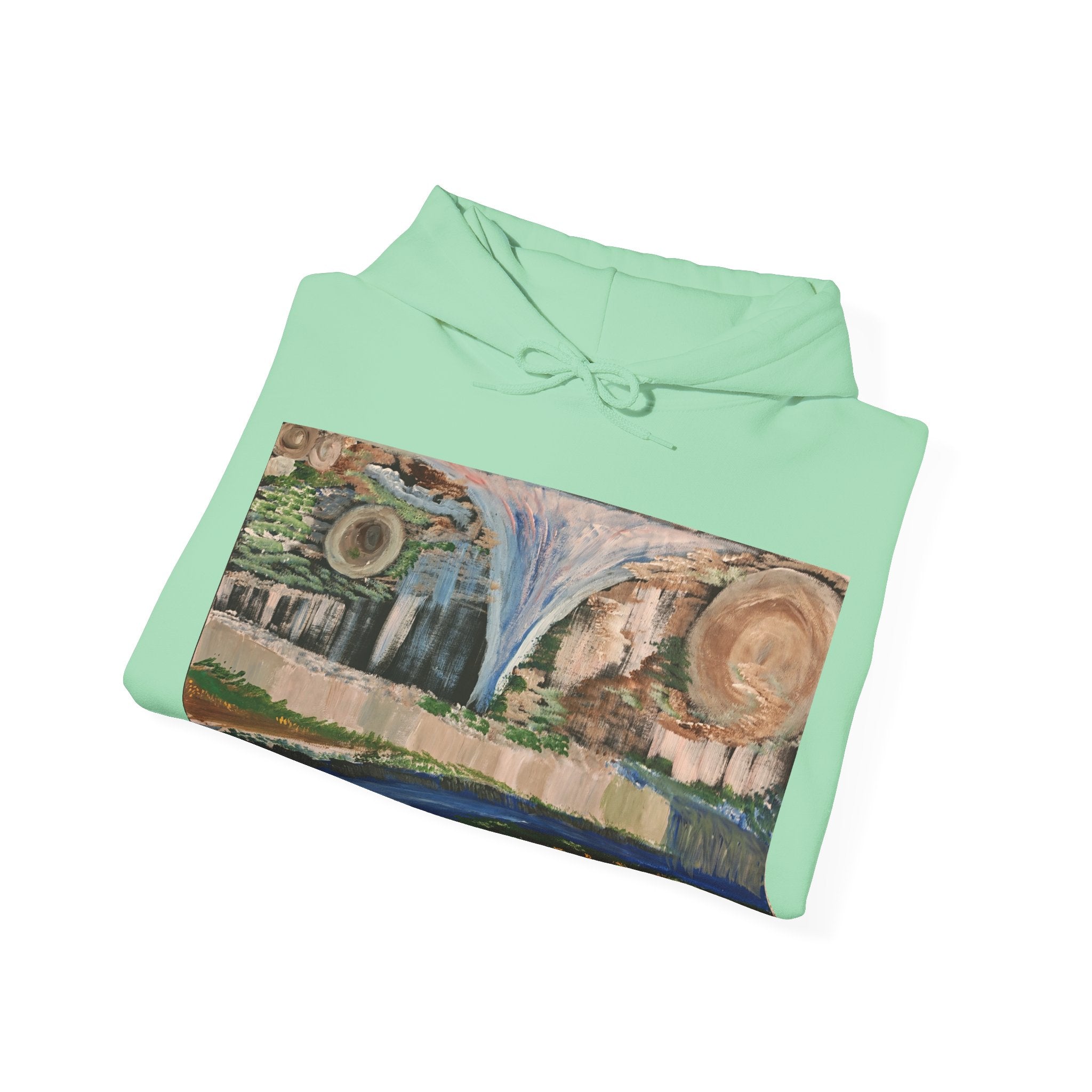 Serene Nature Landscape Hoodie