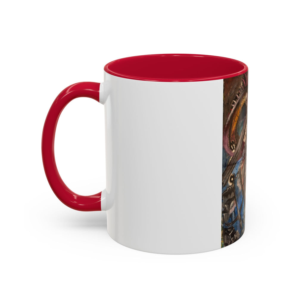 Colorful Artistic Mug - Unique Design for Creative Souls