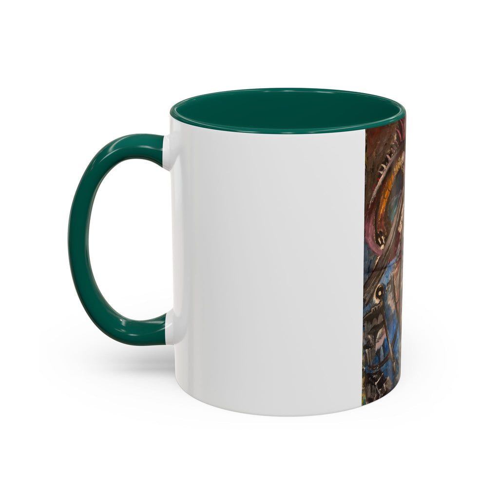 Colorful Artistic Mug - Unique Design for Creative Souls