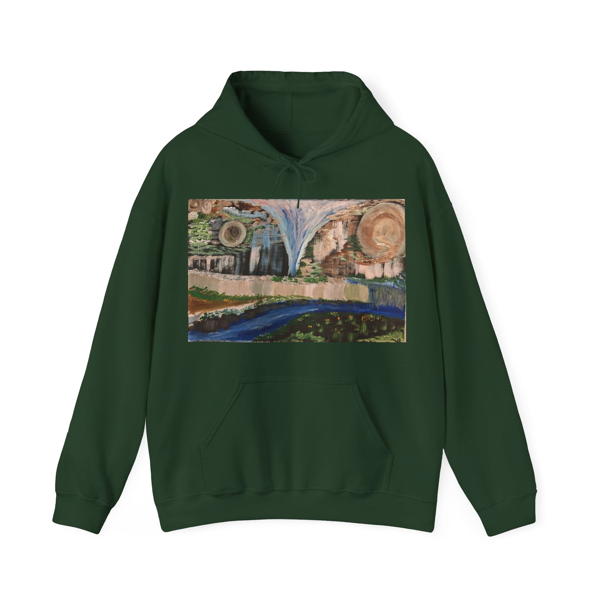 Serene Nature Landscape Hoodie
