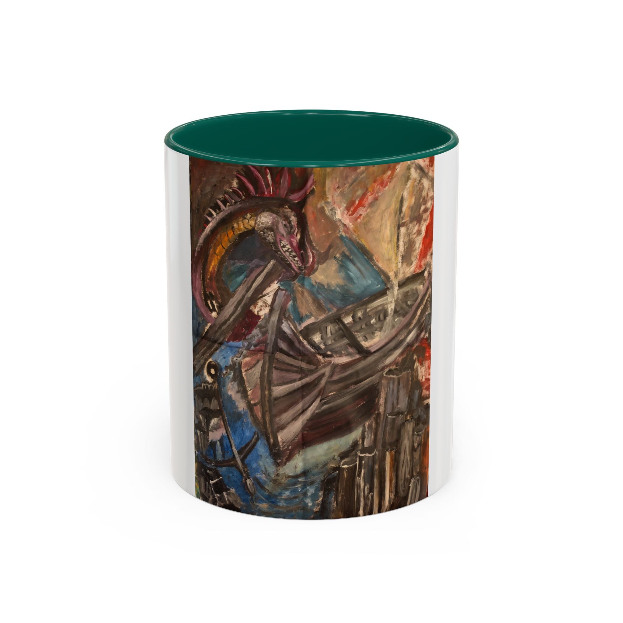 Colorful Artistic Mug - Unique Design for Creative Souls