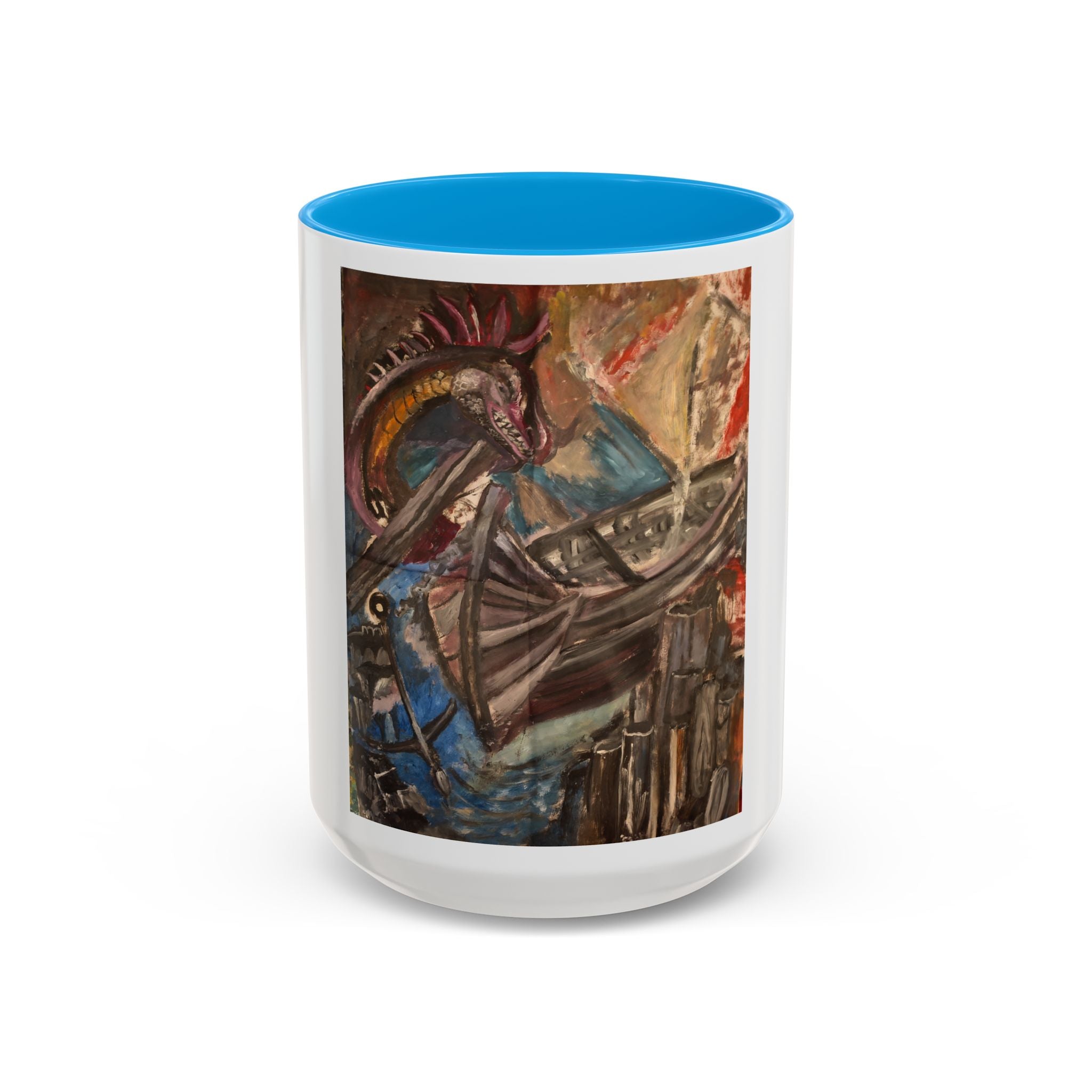 Colorful Artistic Mug - Unique Design for Creative Souls