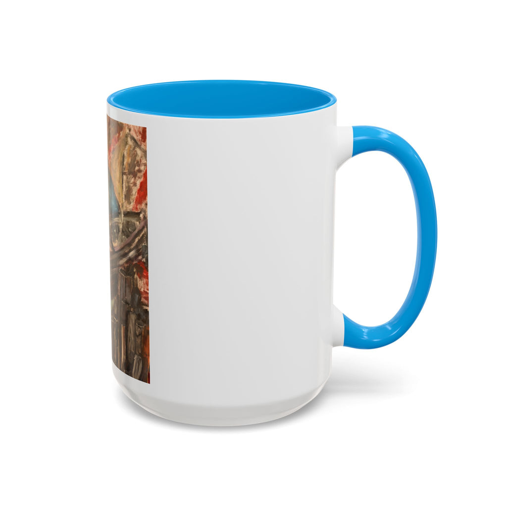 Colorful Artistic Mug - Unique Design for Creative Souls