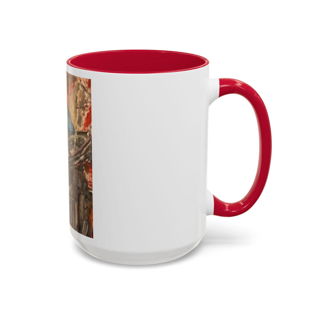 Colorful Artistic Mug - Unique Design for Creative Souls