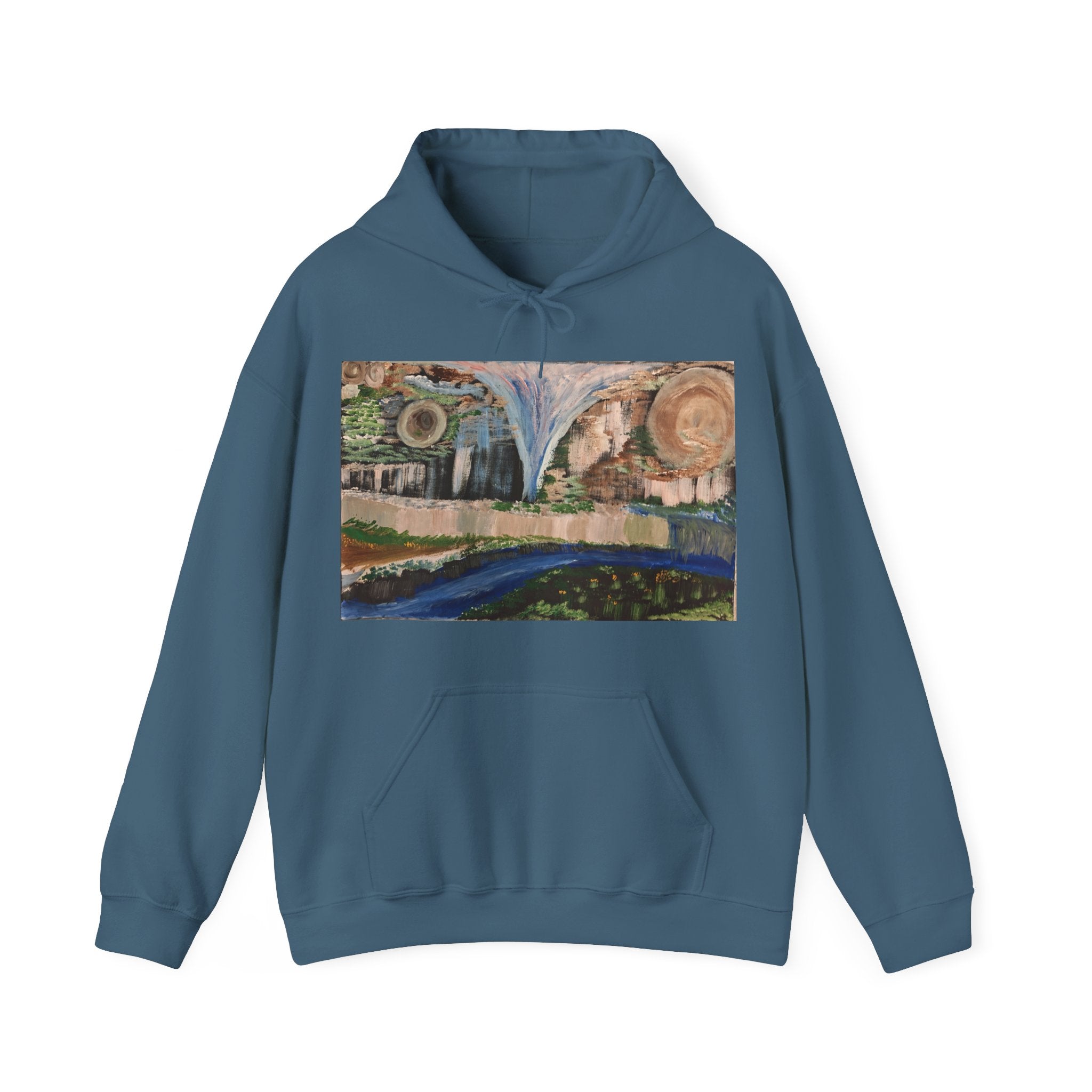 Serene Nature Landscape Hoodie