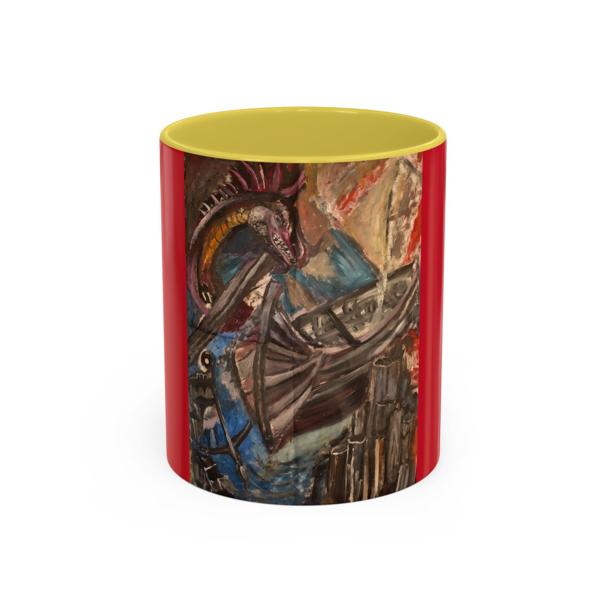 Fury of the Deep - Dragon Art Mug | Original Design (11oz)