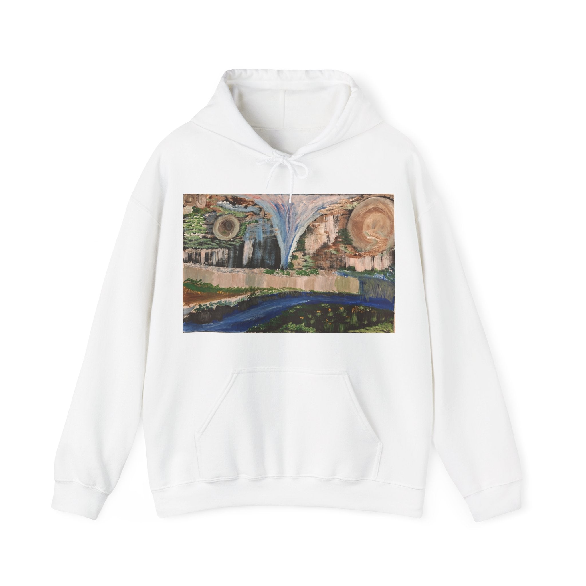 Serene Nature Landscape Hoodie