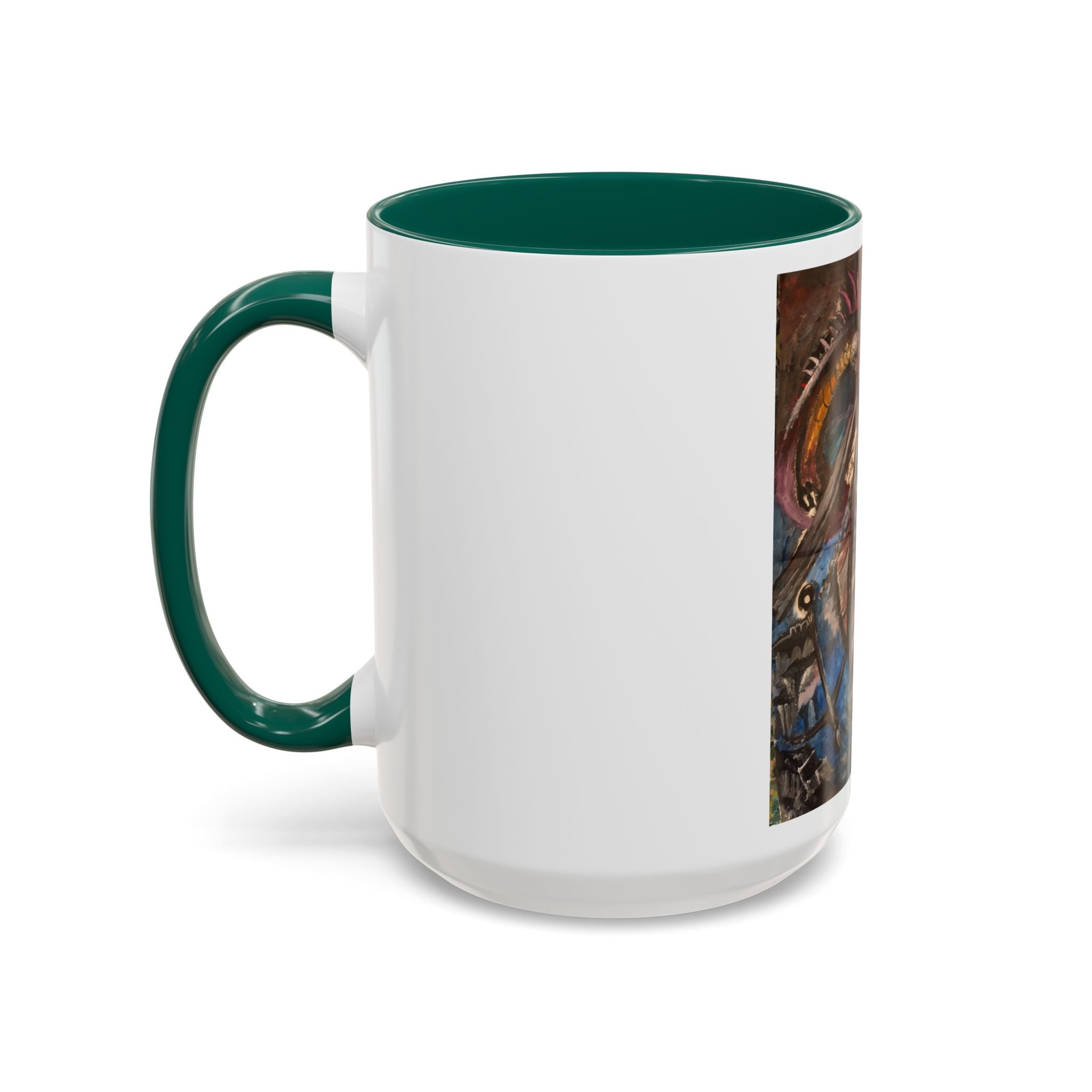Colorful Artistic Mug - Unique Design for Creative Souls
