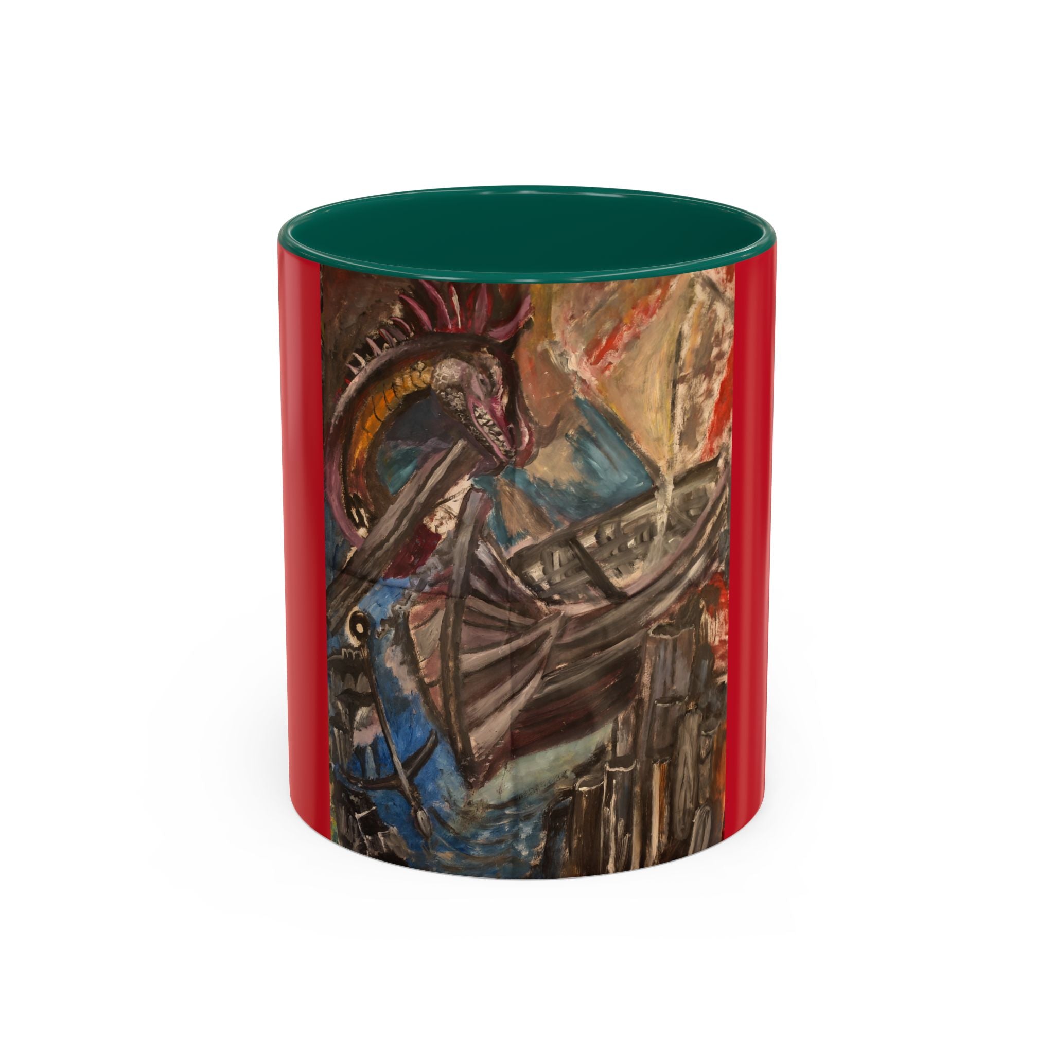 Fury of the Deep - Dragon Art Mug | Original Design (11oz)