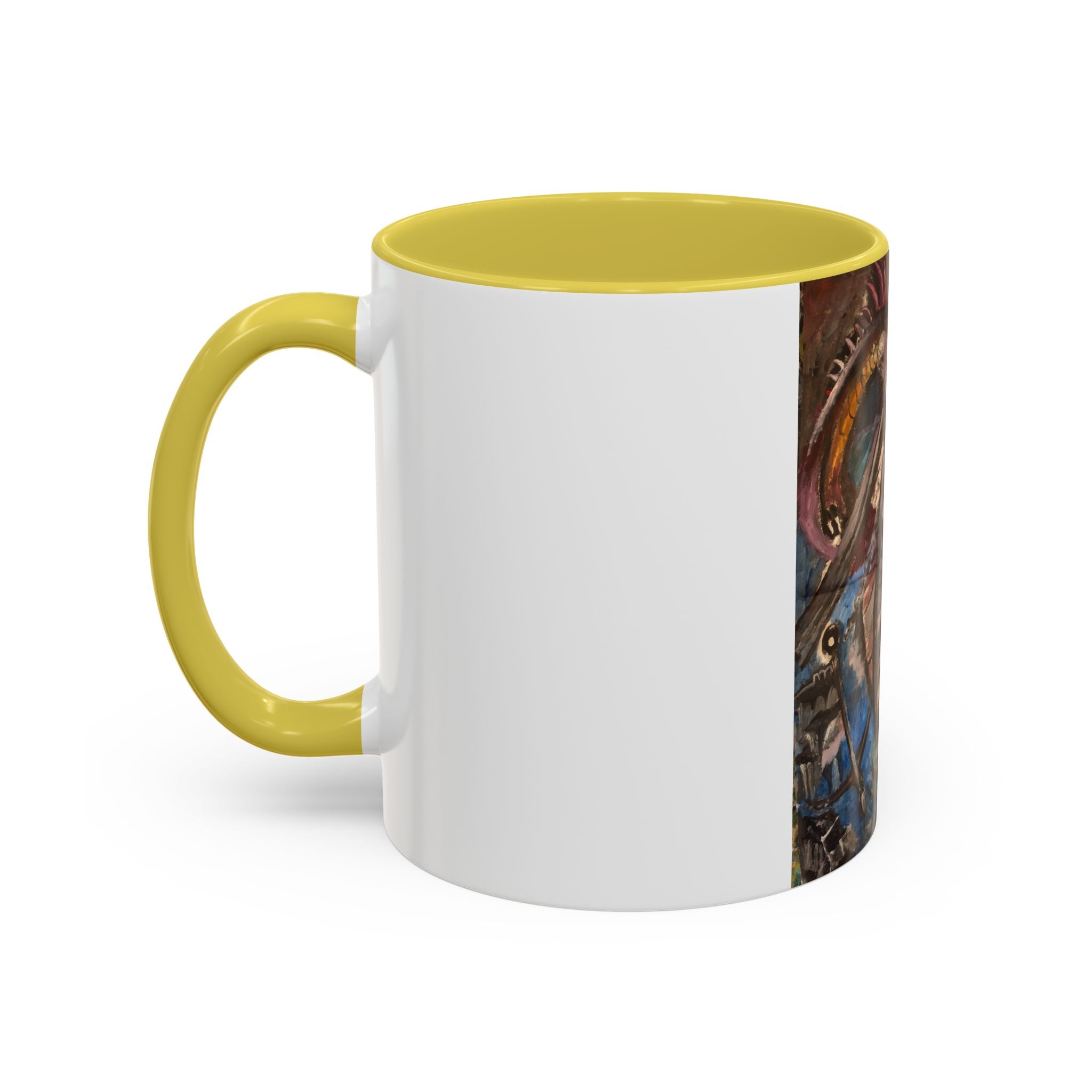 Colorful Artistic Mug - Unique Design for Creative Souls
