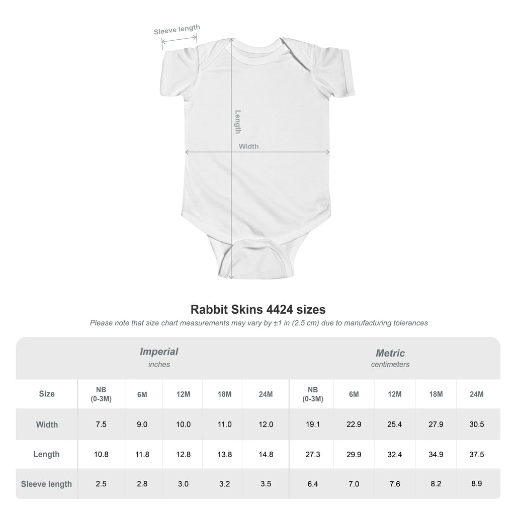 Colorful Artistic Infant Bodysuit - Perfect for Baby Showers and Celebrations