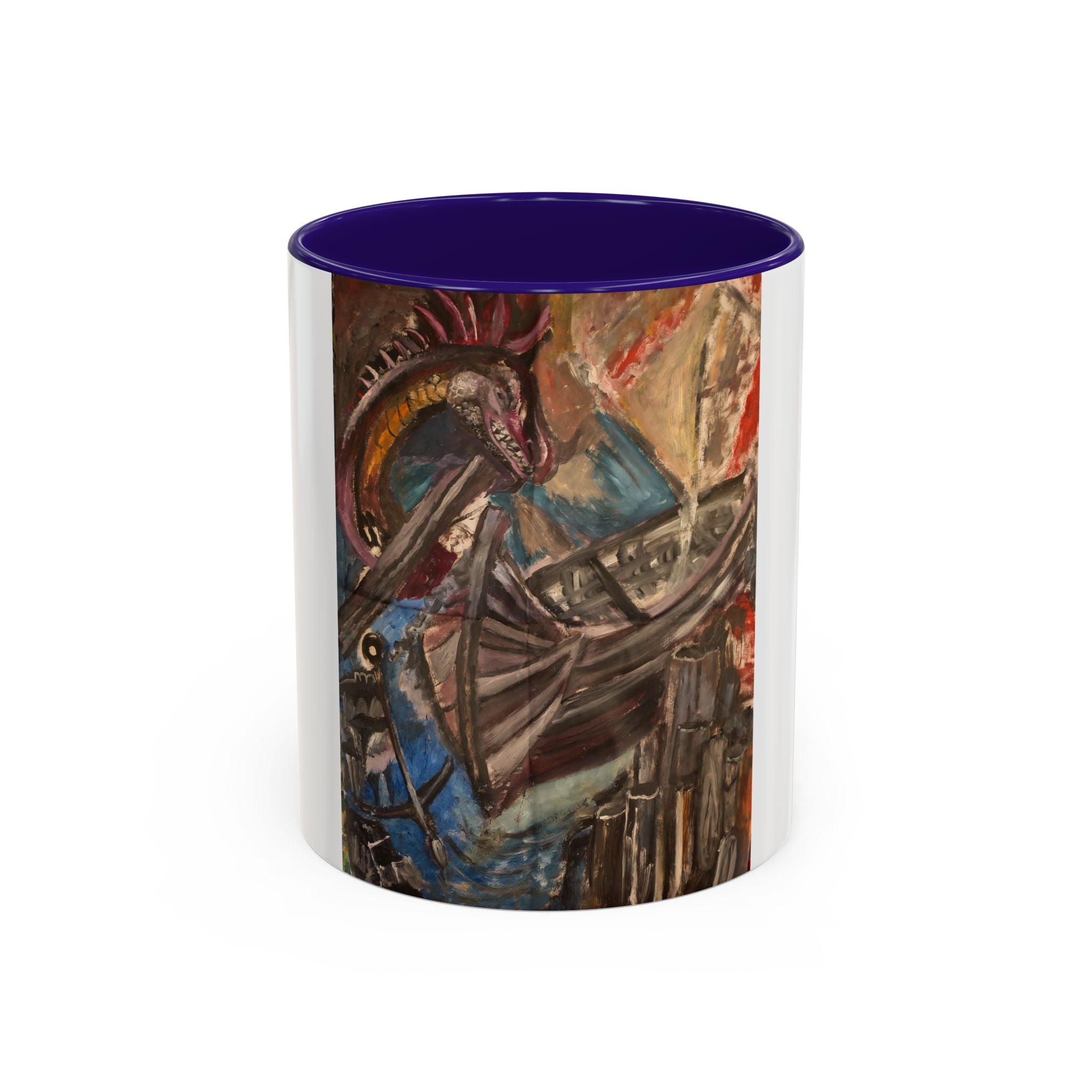 Colorful Artistic Mug - Unique Design for Creative Souls