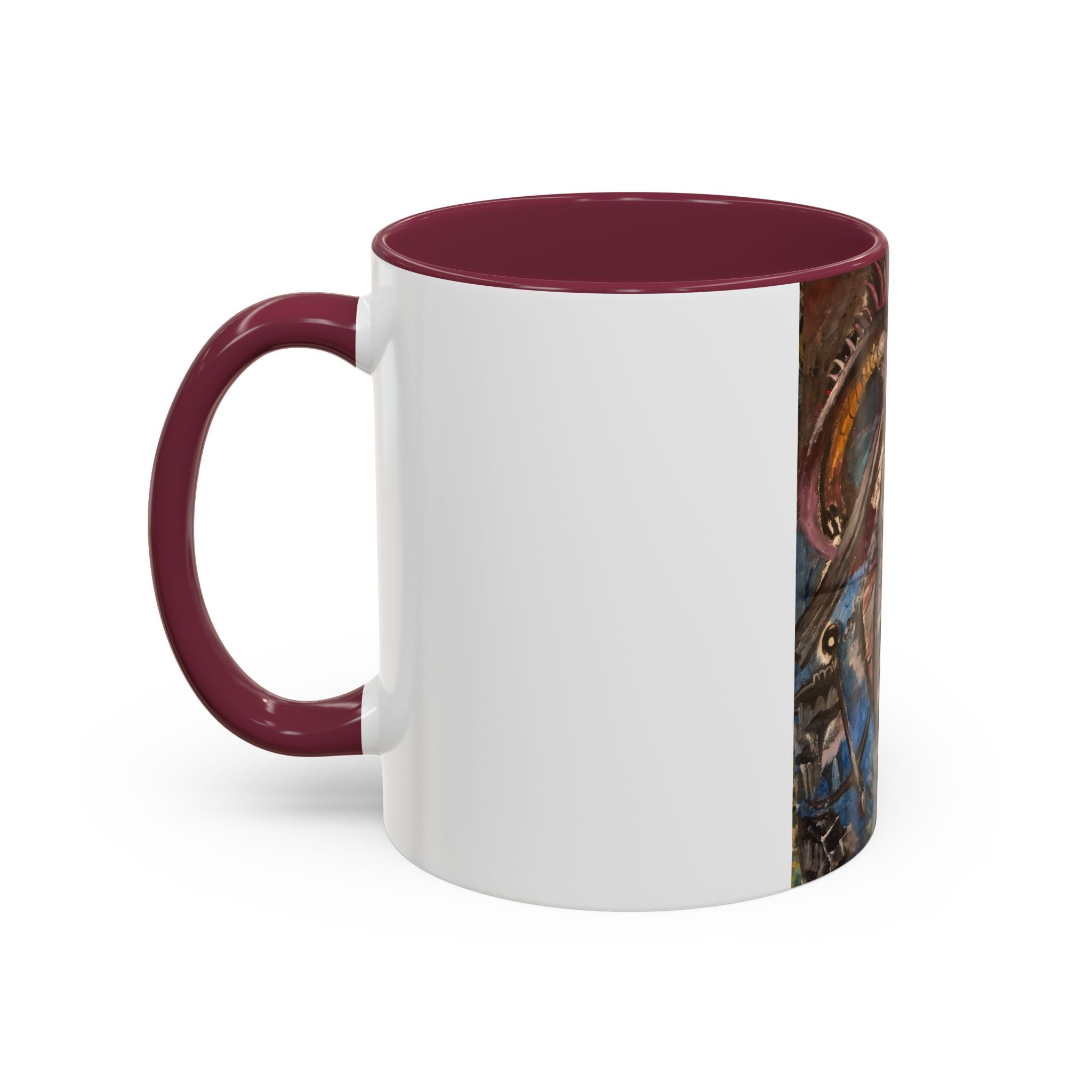 Colorful Artistic Mug - Unique Design for Creative Souls