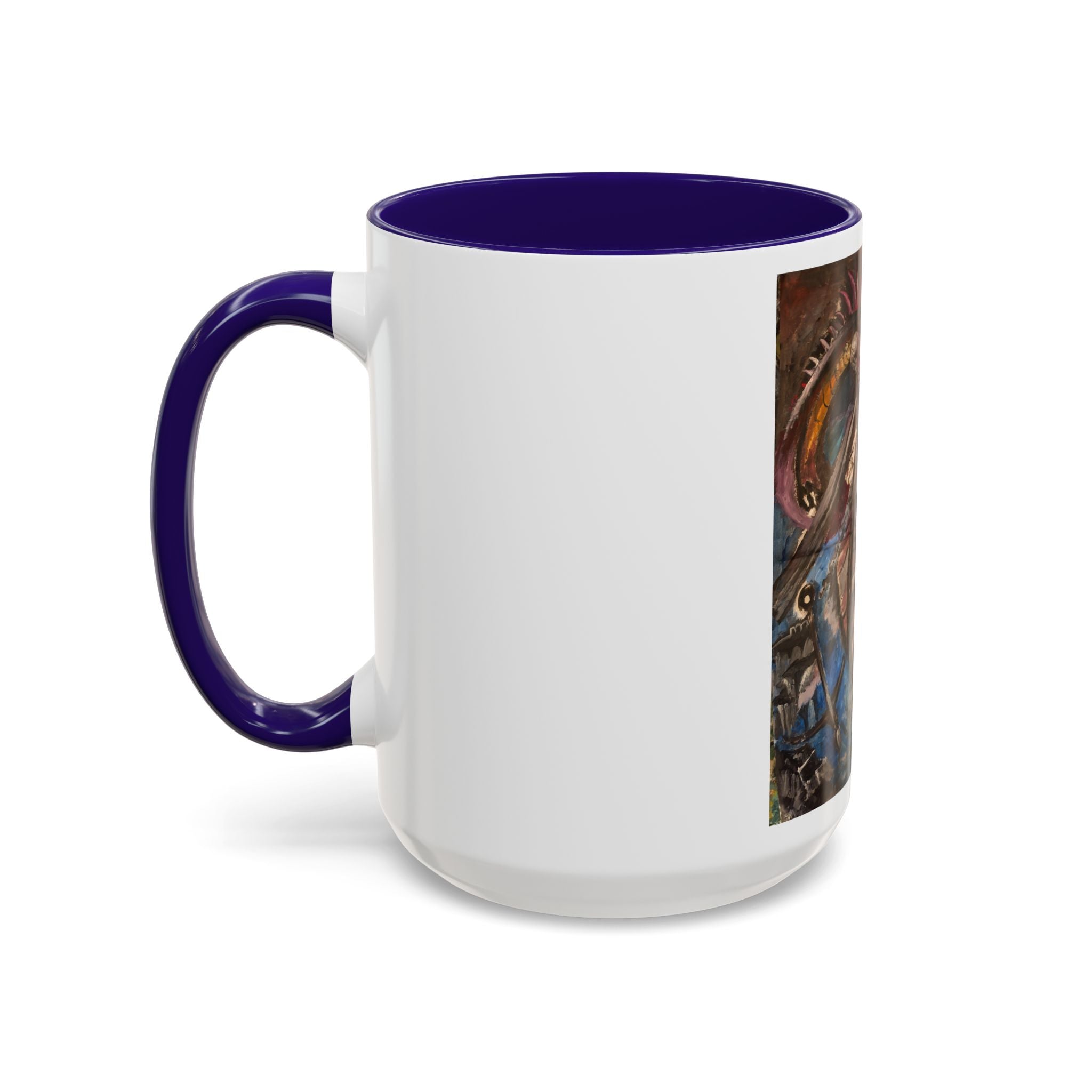 Colorful Artistic Mug - Unique Design for Creative Souls