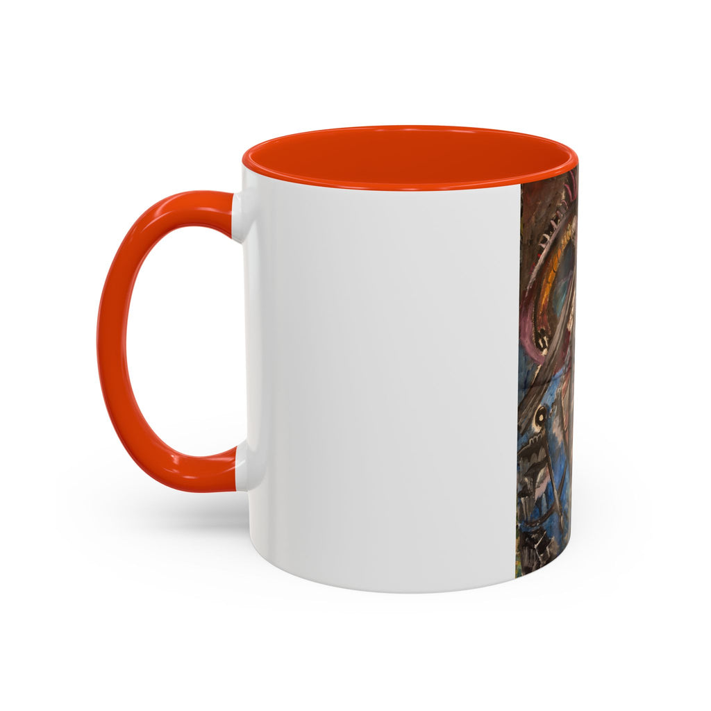 Colorful Artistic Mug - Unique Design for Creative Souls